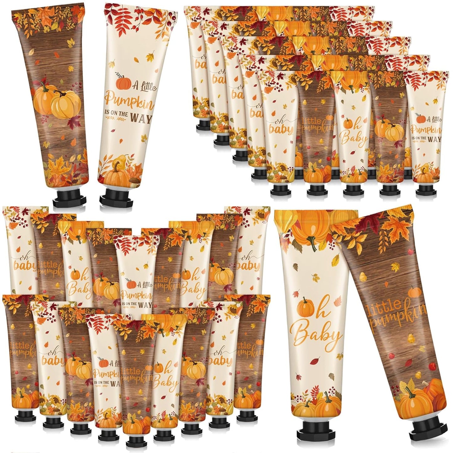 40 Pcs Fall Baby Shower Hand Cream Bulk Hand Cream Gifts a Little Pumpkin Baby Shower Party Favors for Guests Travel Size Lotion Autumn Thanksgiving Wedding Birthday Party Supplies