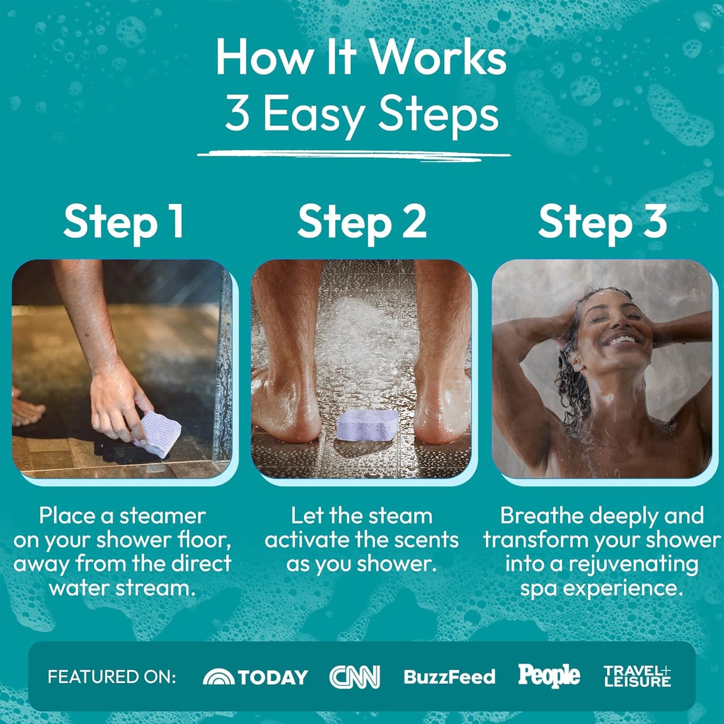 FOMIN Aromatherapy Shower Steamers - 12 Count - Variety Pack Bath Bombs with Essential Oils for Stress Relief & Relaxation - Self Care, Spa Gifts for Women and Men - Shower Aroma for Body Wellness