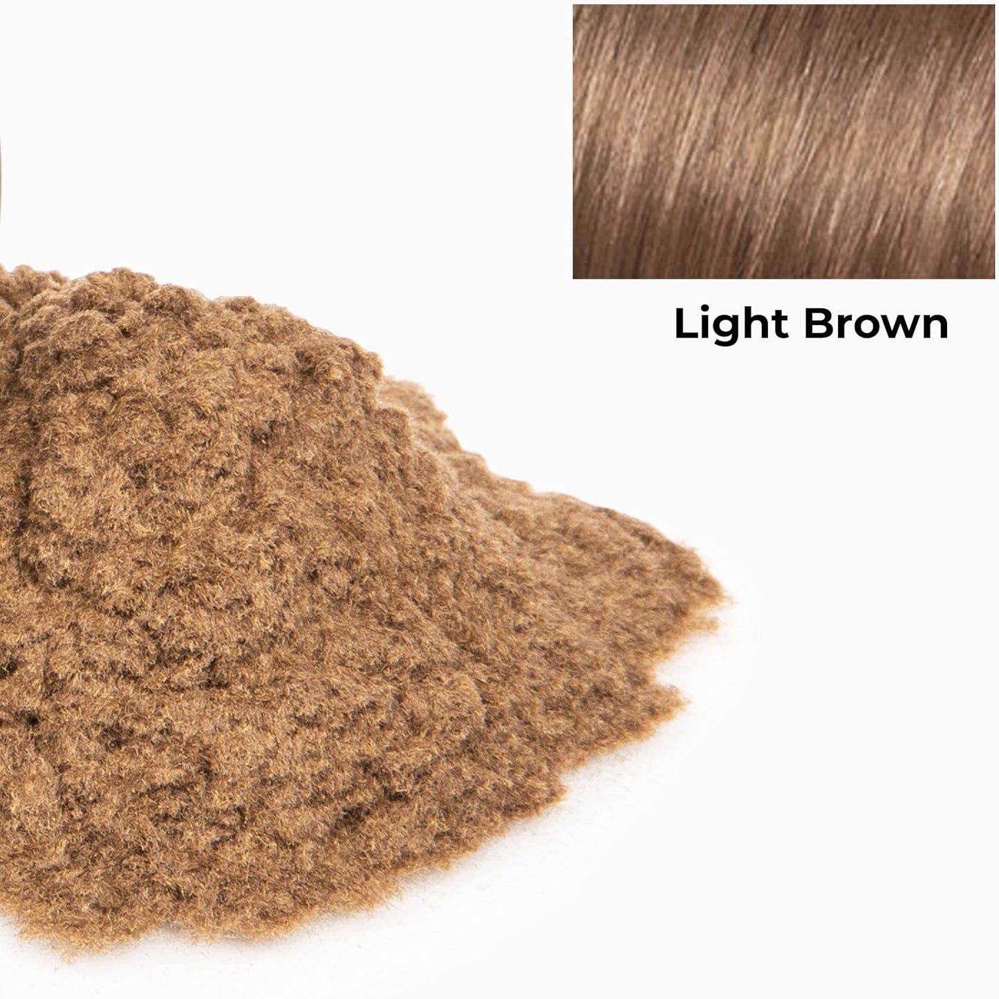 Caboki Hair Building Fiber + Built-in Spray Applicator (30-50 Days Supply). Light Brown