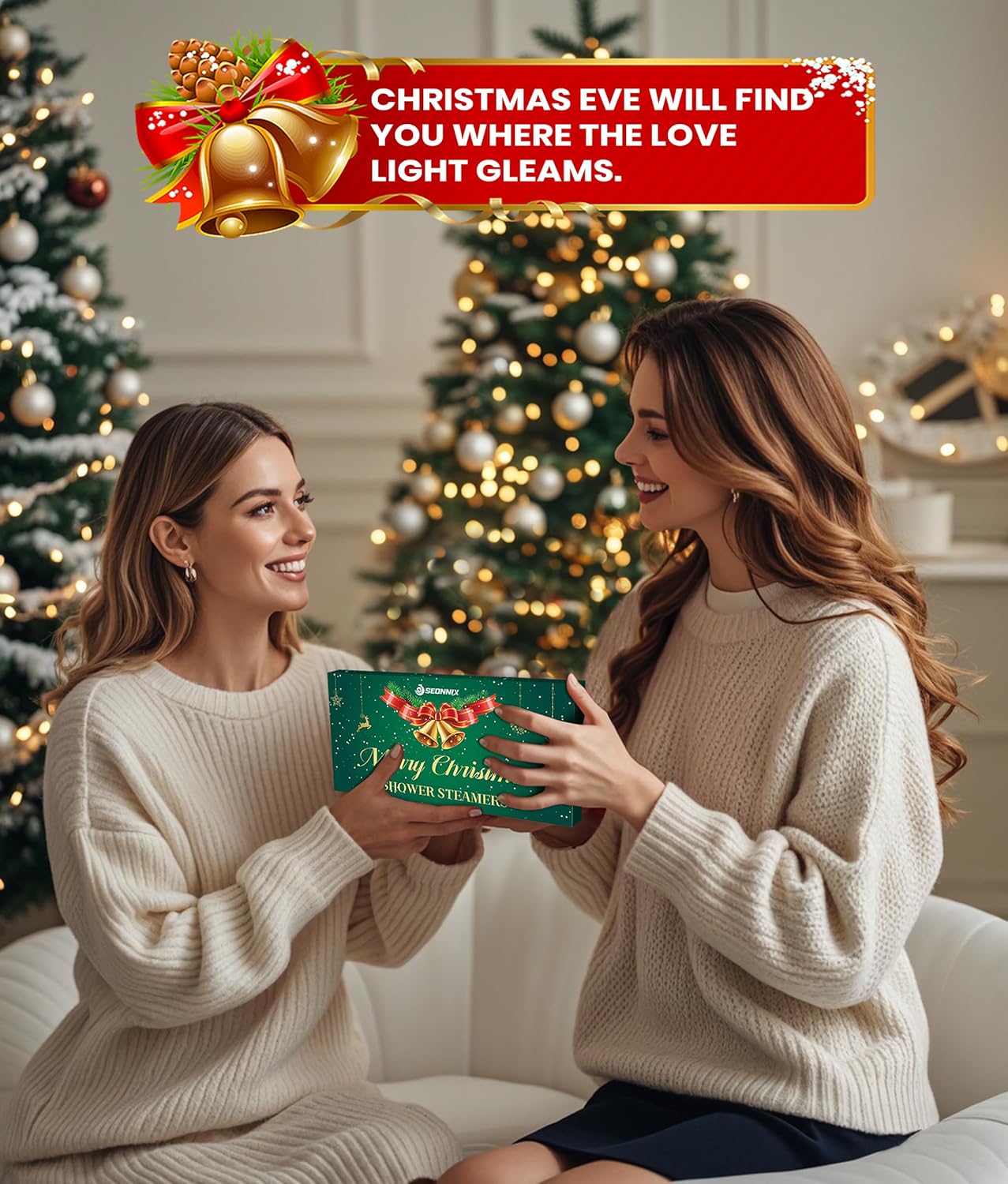 Shower Steamers Aromatherapy - 8 Pack Shower Bombs Christmas Gifts Stocking Stuffers for Women and Men, Stress Relief & Luxury Self Care, Gifts for Women Who Has Everything