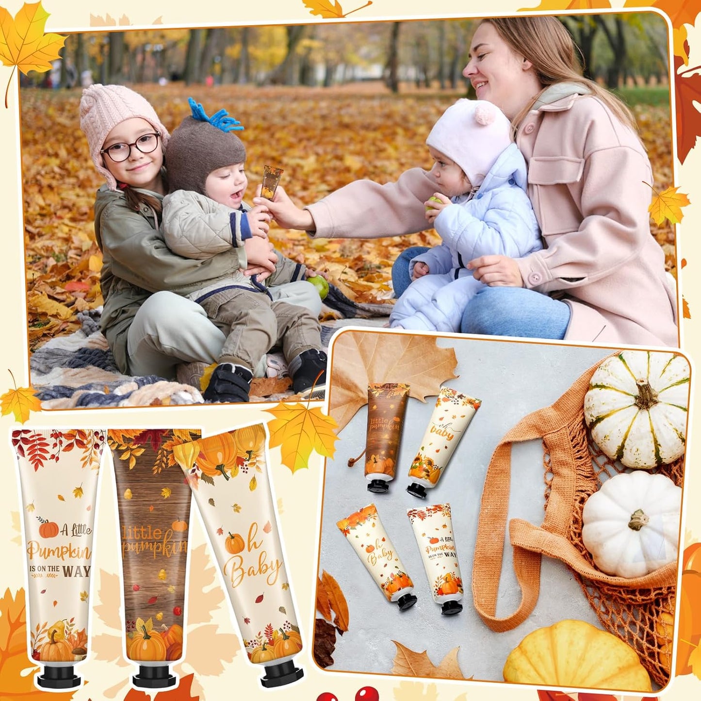 20 Pcs Fall Baby Shower Hand Cream Bulk Hand Cream Gifts a Little Pumpkin Baby Shower Party Favors for Guests Travel Size Lotion Autumn Thanksgiving Wedding Birthday Party Supplies