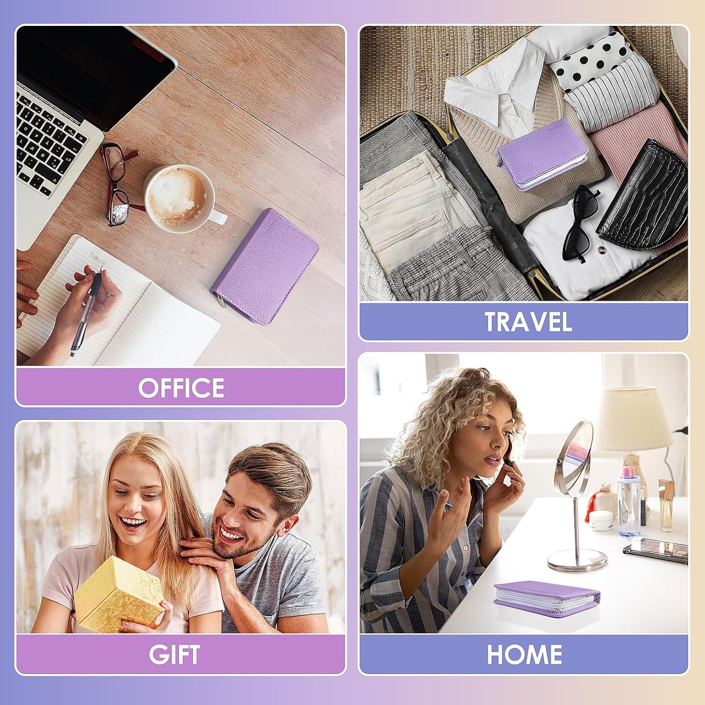 Manicure Set Professional Manicure Kit - 30 in 1 Pedicure Kit Nail Clippers Set Stainless Steel Nail Kit for Women - Purple