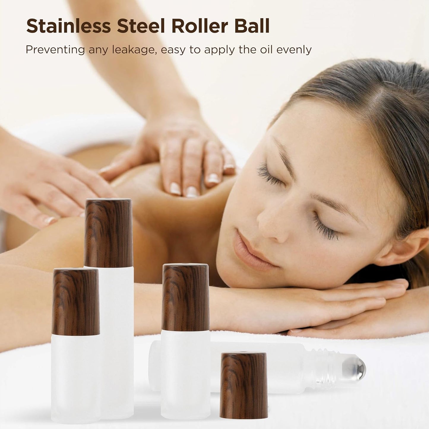 Essential Oil Roller Bottles, 12PCS (10ml & 5ml) Glass Perfume Roller Bottles with Funnel Opener and Dropper Beauty and Personal Care Tools