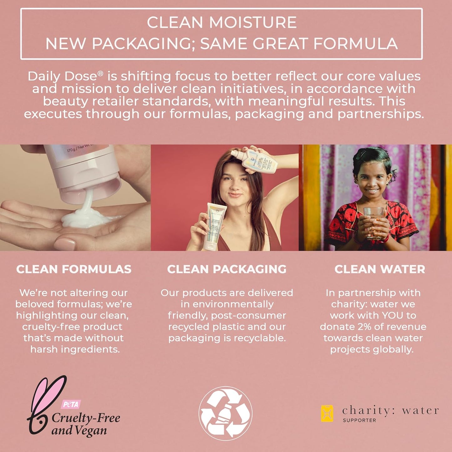 DAILY DOSE Effortless Detangler Spray & Leave In Conditioner for Dry, Damaged, & Frizzy Hair. Instantly Softens, Smooths & Adds Shine. For Kids & Adults. Award-winning, Vegan, Sulfate-Free, Color Safe