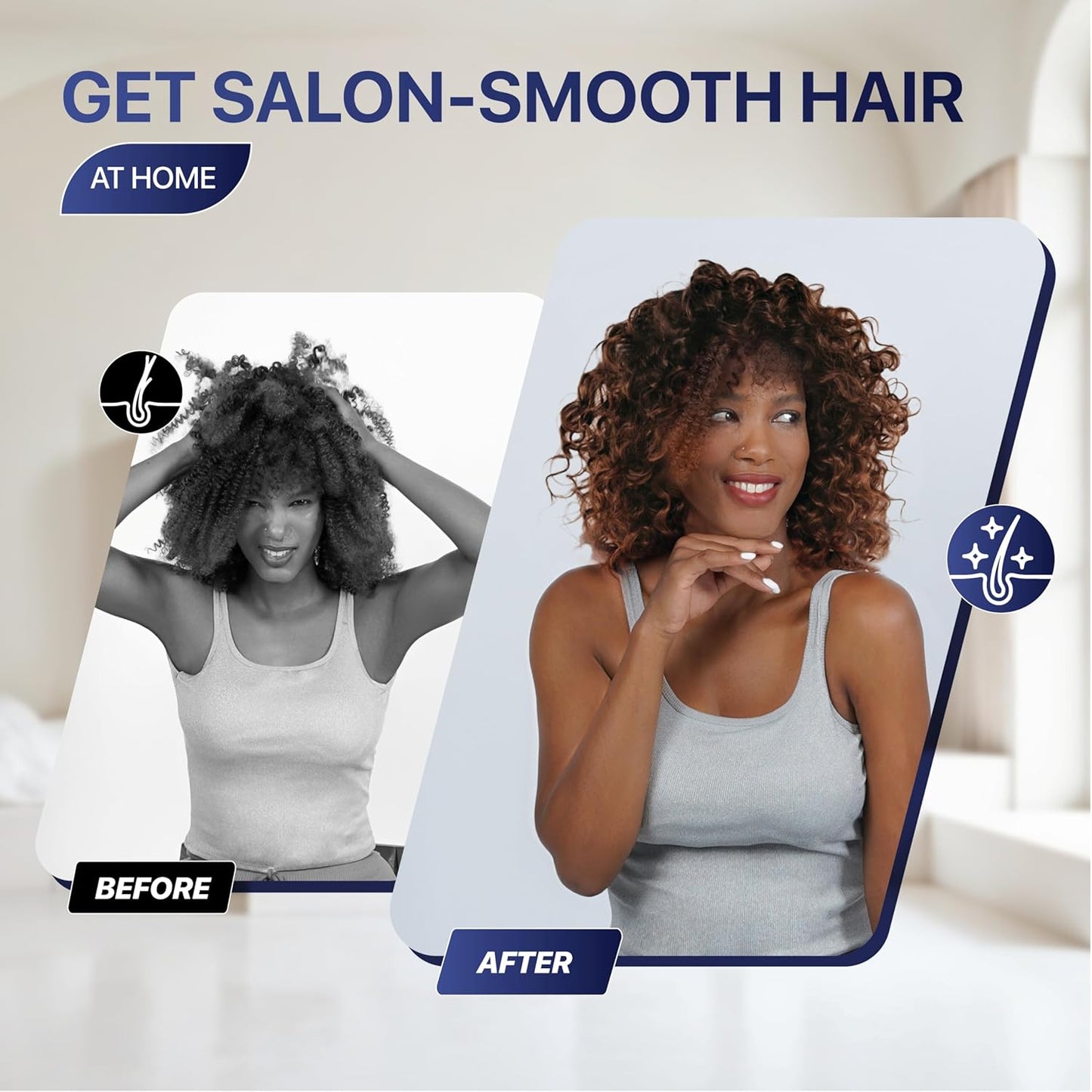 Granteva Hair Dryer Bonnet Attachment w/A Headband Integrated That Reduces Heat Around Ears & Neck - Blow Dryer Attachment for Hair Dryer, Speeds Up Drying Time