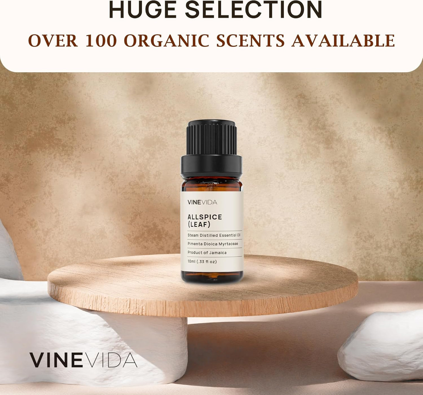 VINEVIDA Allspice Essential Oil - 10mL, DIY Candle Scents & Soap Making Base
