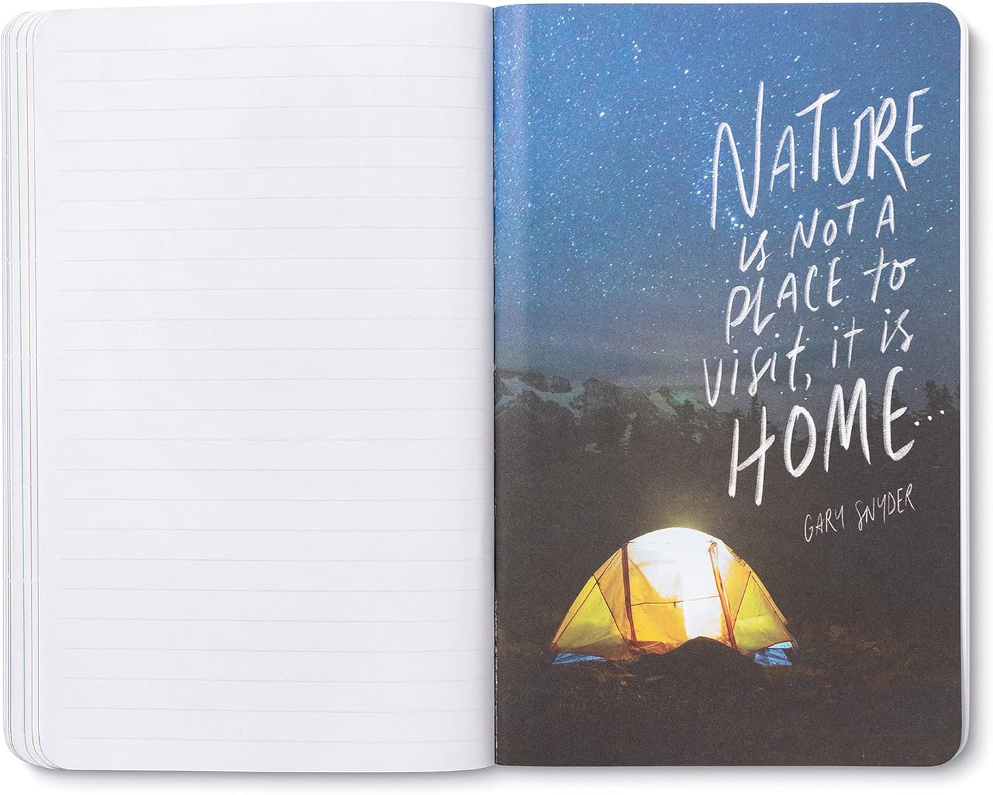 Compendium Softcover Journal - Taste the beauty of the wild. – A Write Now Journal with 128 Lined Pages, 5″W x 8″H