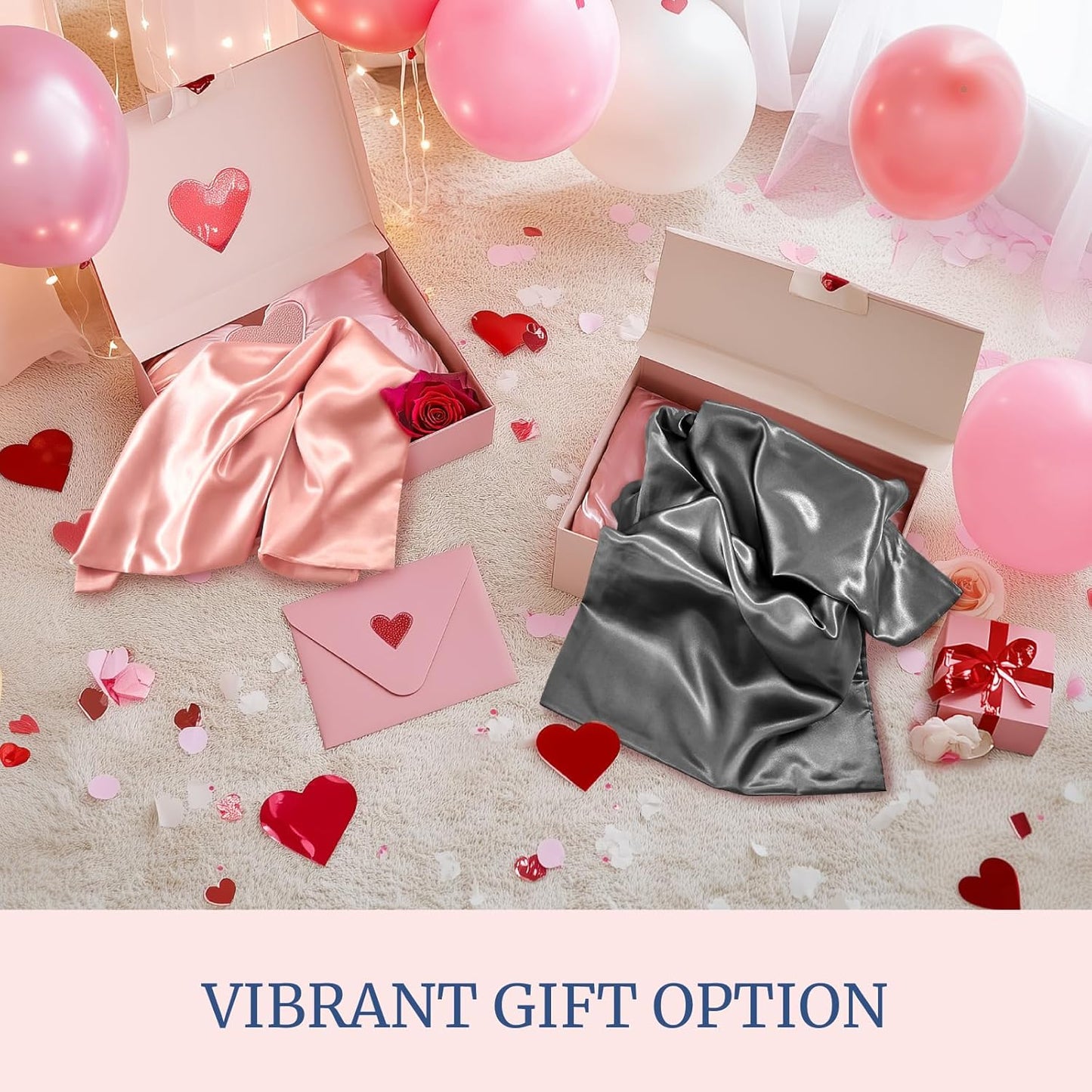 BEDELITE Satin Pillowcase for Hair and Skin, Super Soft and Cooling Similar to Silk Pillow Cases 2 Pack with Envelope Closure, Gift for Women Men(20"x40" King Size, Sage Green)