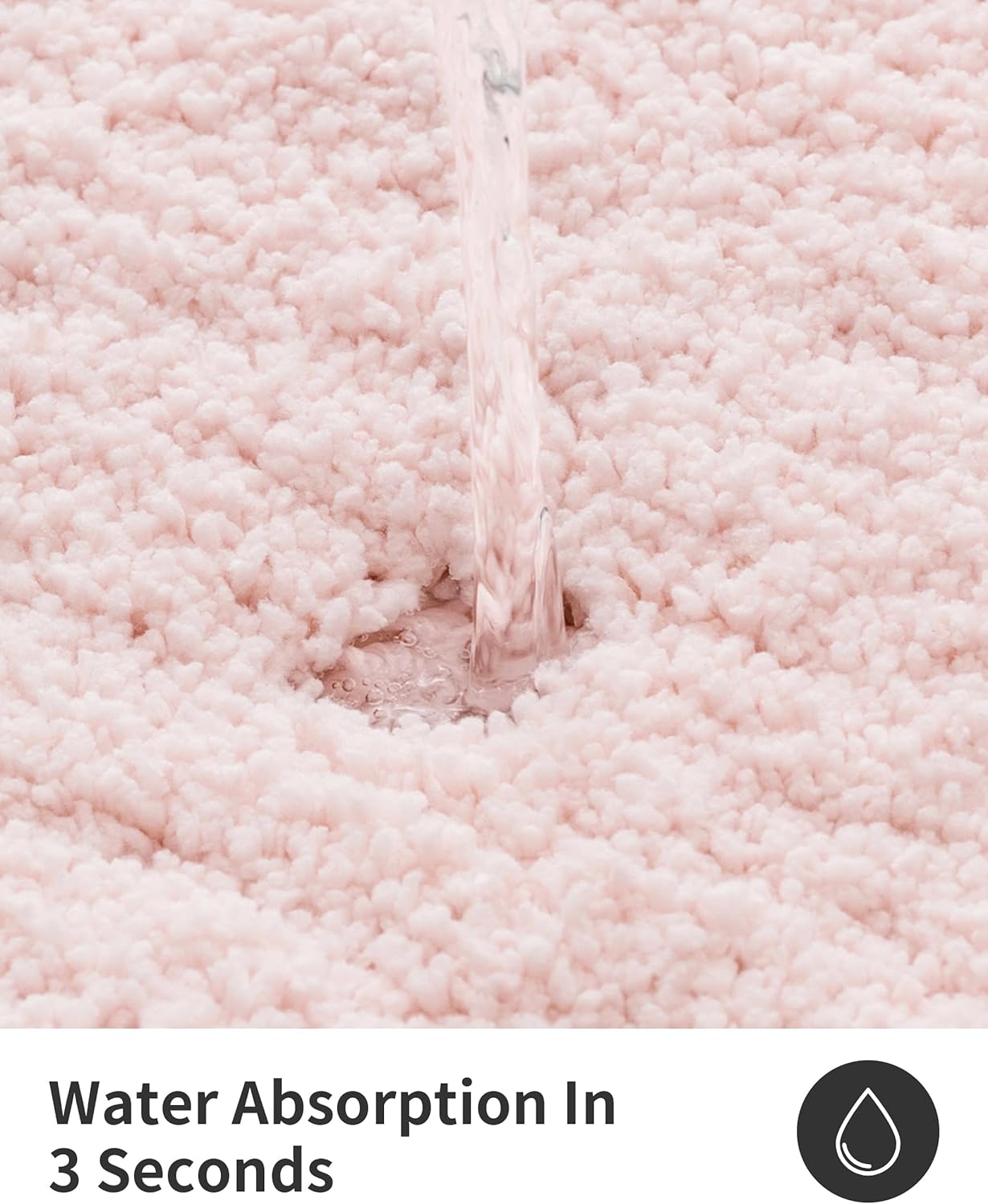 ILANGO Pink Bathroom Rugs 70" × 24" Non Slip & Super Absorbent Extra Thick Soft, Washable Bath Carpet Runner for Floor, Microfiber Plush Shaggy Bath Mats with Rubber for Bedroom Bathtub Shower Room