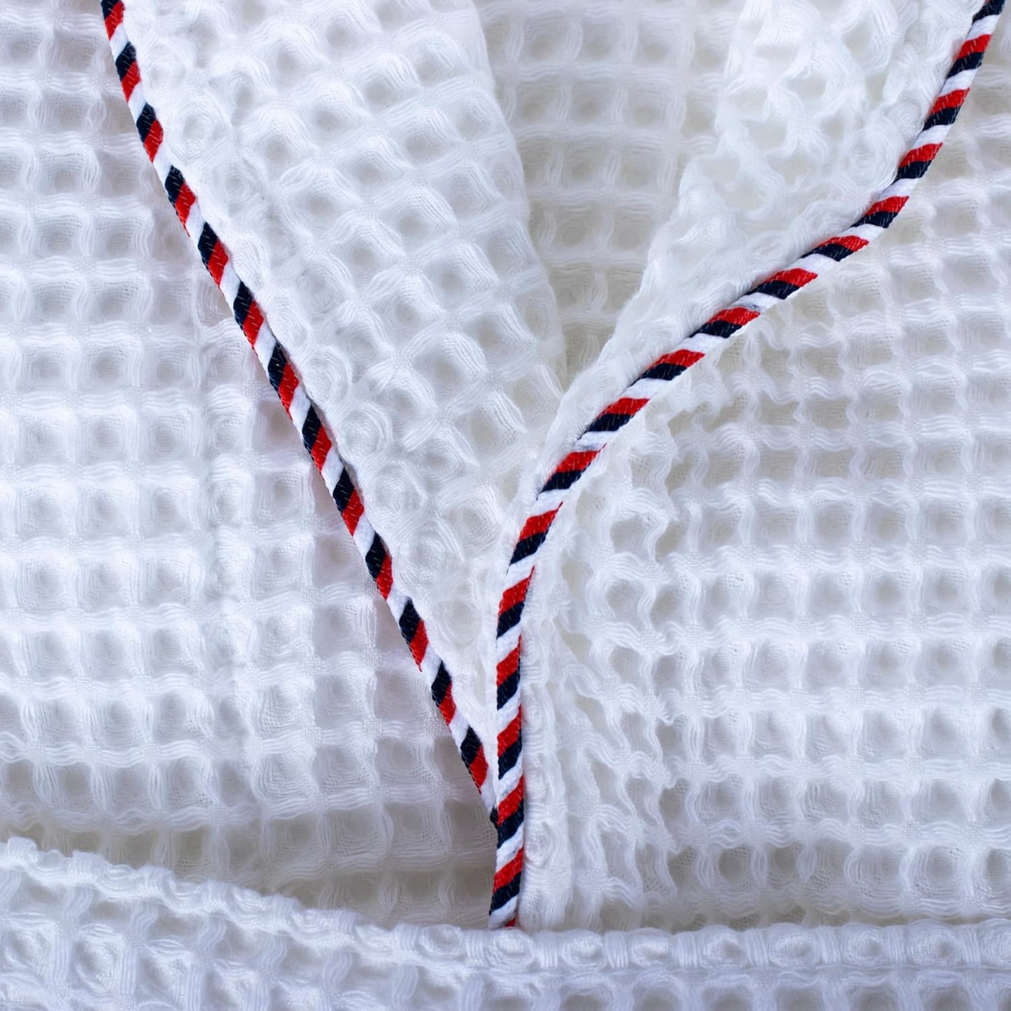 PÜSKÜL - Elegant Waffle Robe Unisex, Luxury Organic 100% Turkish Cotton Waffle Bathrobes for Women's & Men's