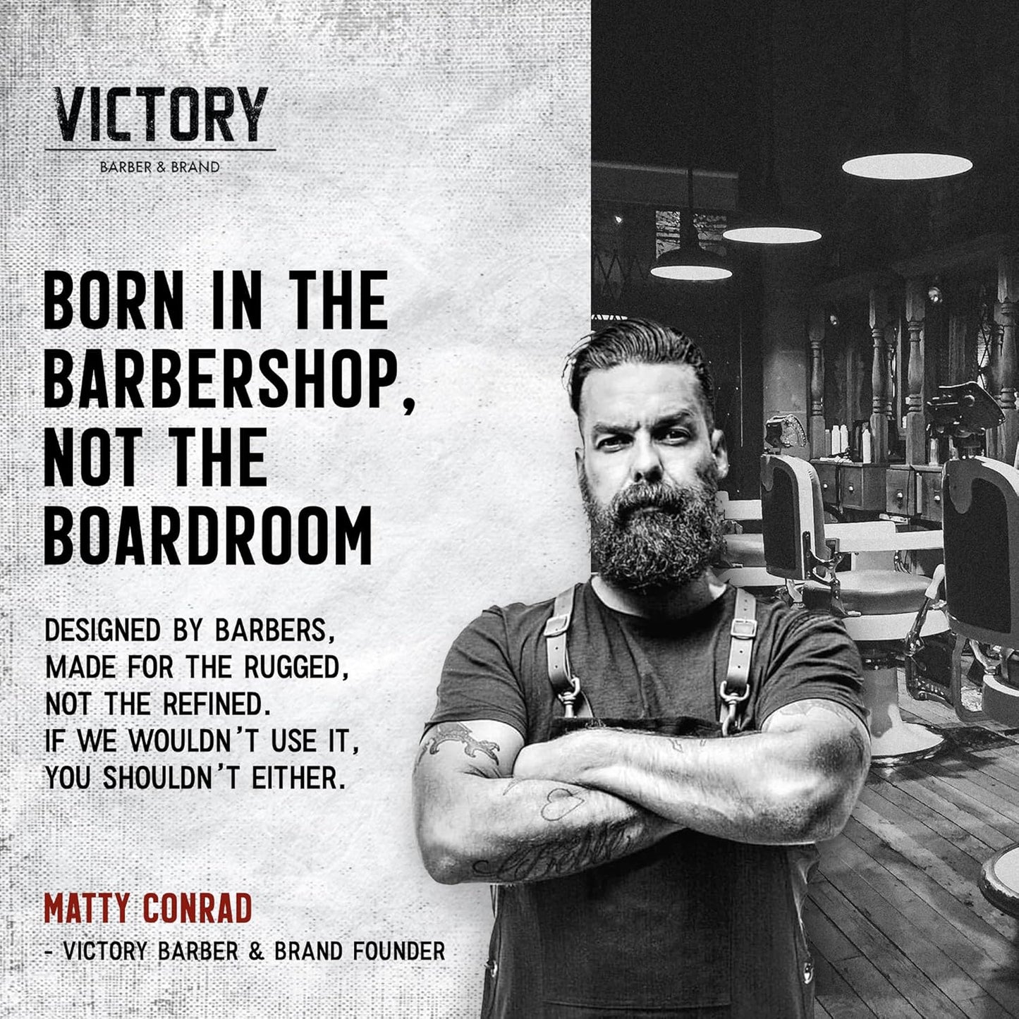 Victory Barber & Brand Beard Oil | End Beardruff with Moisturizing Conditioner for Men | Get Beard Envy | Lightly Scented with Cedar and Lavender | Made in the USA