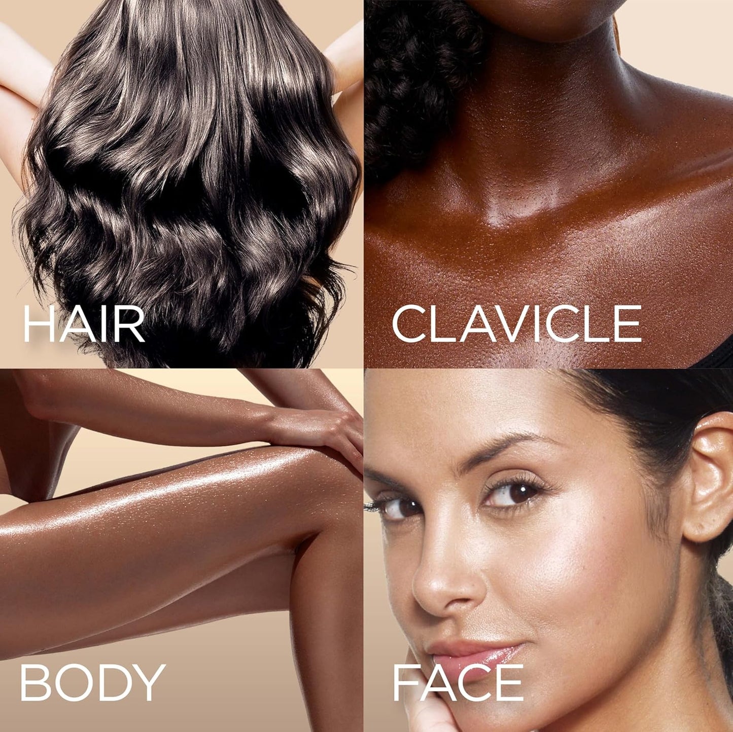 Absolute New York - Silk Glow Shimmer Mist Glow, Radiant, Shimmer Body & Face & Hair, Shea Butter, Coconut Oil, Vitamin E (SBGS01 White Plantinum Mist, 3.4 fl oz)