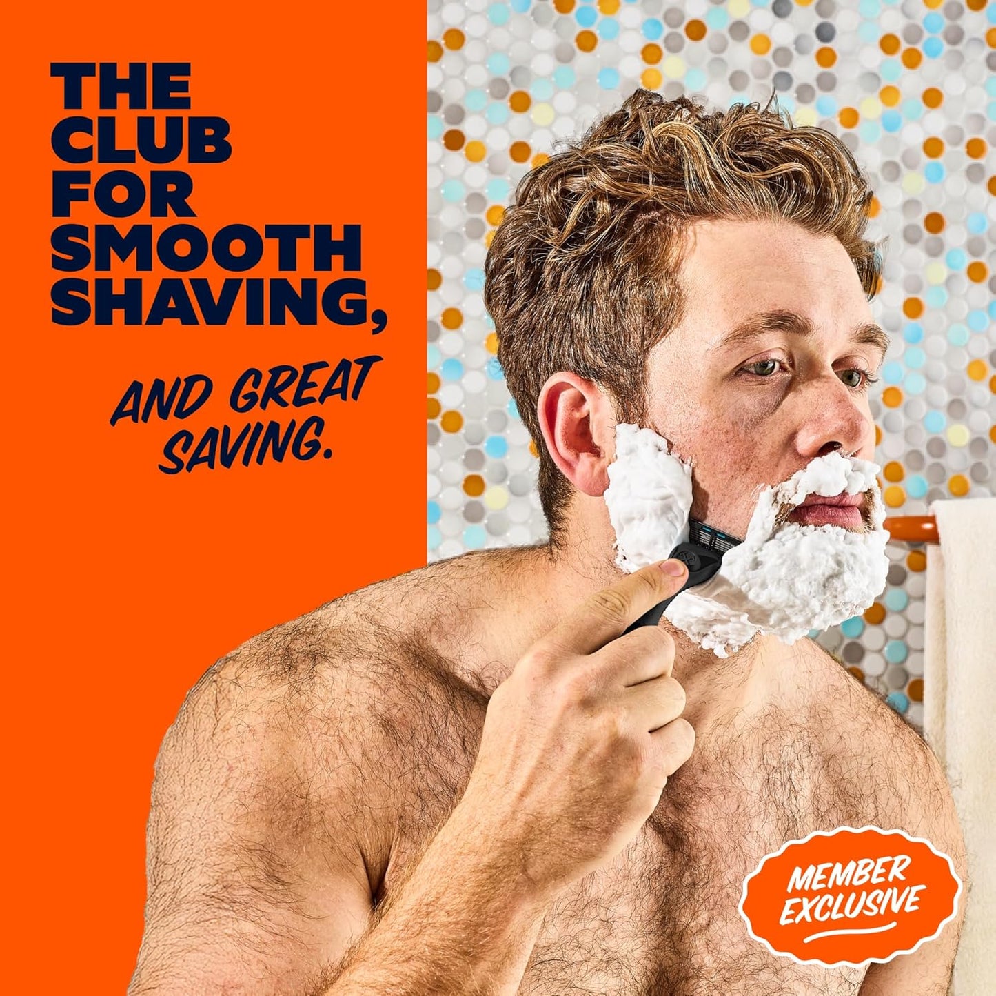 Dollar Shave Club | The Member Exclusive Shave Set | 4 Swift Rinse Refill Cartridges, 1 Handle (Black), 1 Shave Butter 3 ounce, 1 Razor Cover, Razors for Men