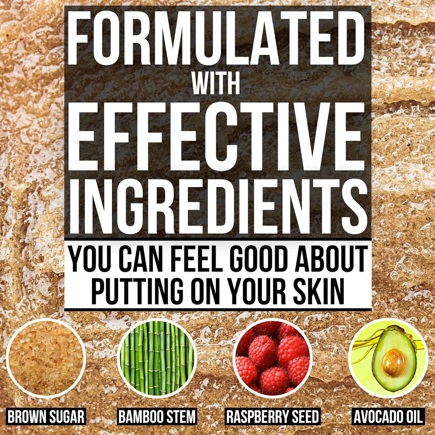 Hand and Foot Exfoliating Scrub: Sugar Scrub for Dry Skin, Moisturizing Rough Skin Remover, Ideal for Men's Foot and Hand Care