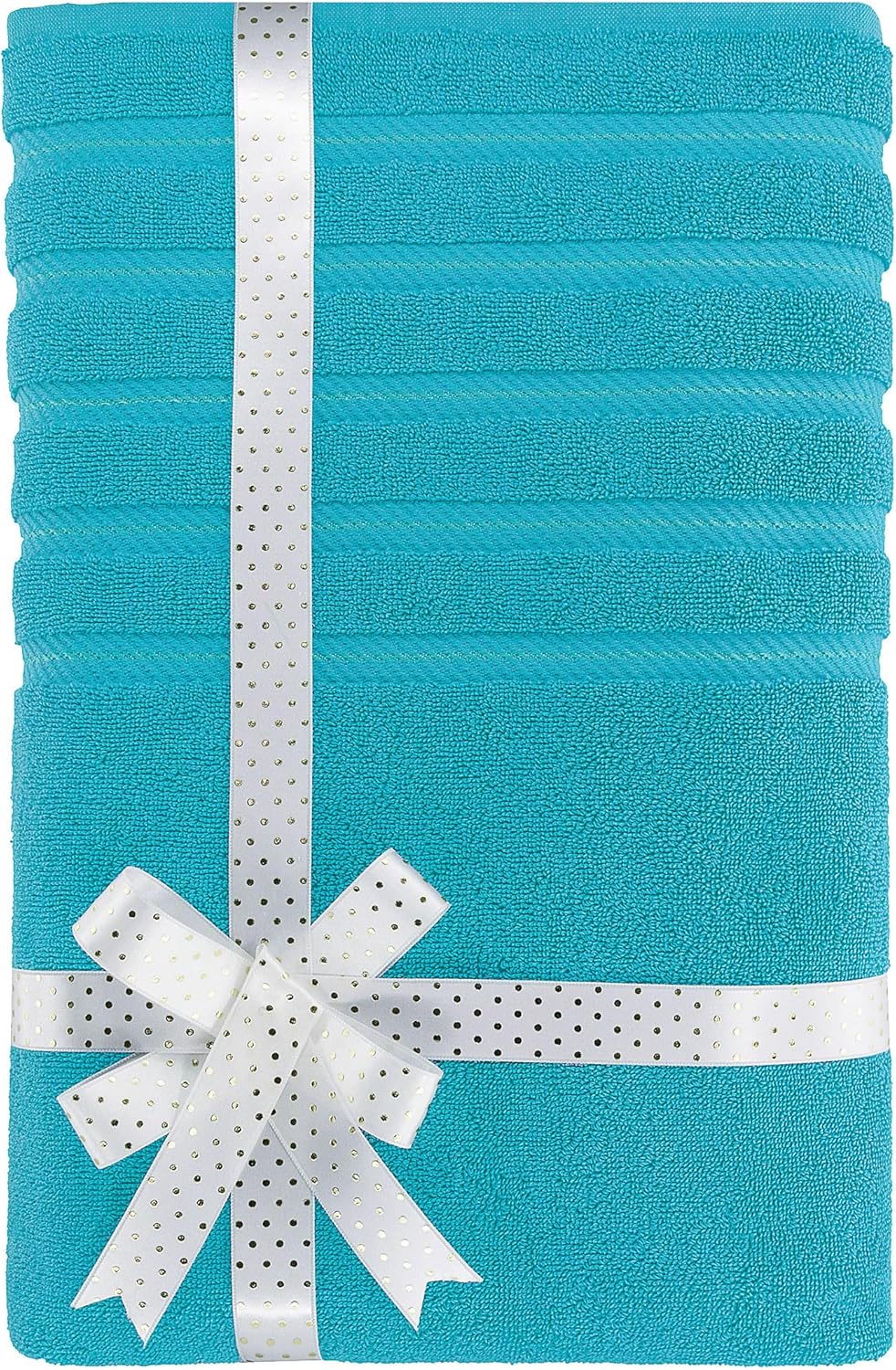 American Soft Linen 35x70 Jumbo Large Bath Towels, 600 GSM 100% Cotton Turkish Bath Sheet, Oversized Luxury Bath Towels for Bathroom Beach and Pool, Aqua Blue