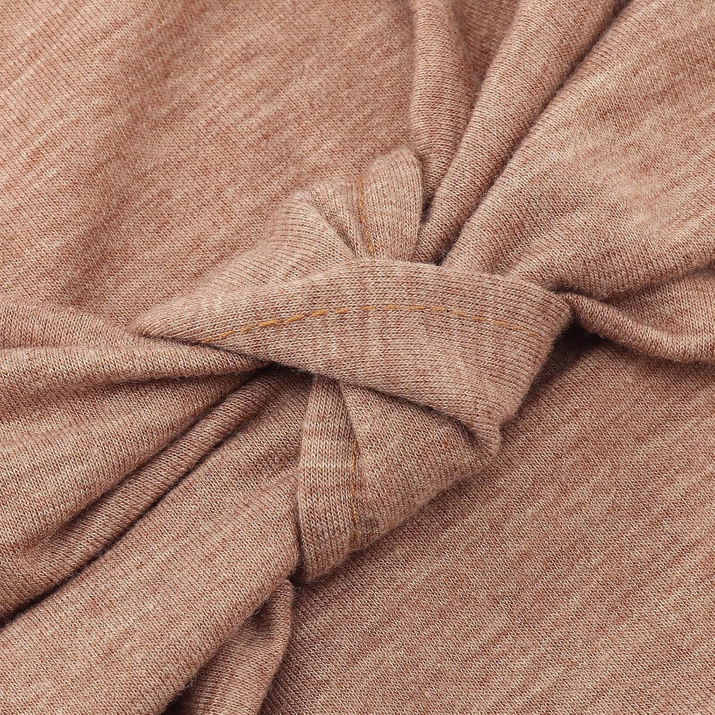 DRESHOW 4 Pack Turban Headbands for Women Wide Vintage Head Wraps Knotted Cute Hair Band Accessories