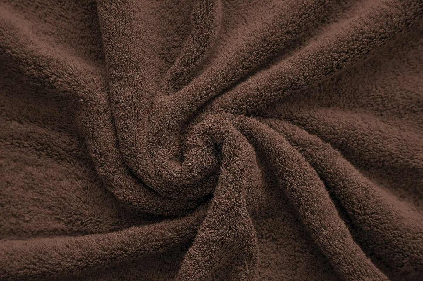 American Veteran Towel, Hand Towels for Bathroom Set of 4, 100% Cotton Turkish Hand Towel Sets, Soft Hand Face Towels, Brown Hand Towels