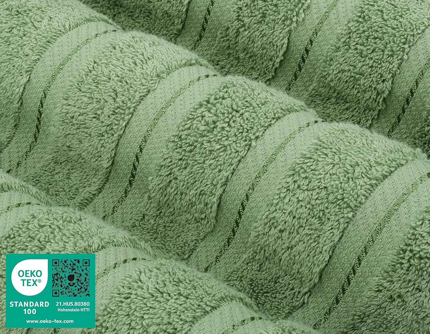 American Soft Linen 35x70 Jumbo Large Bath Towels, 600 GSM 100% Cotton Turkish Bath Sheet, Oversized Luxury Bath Towels for Bathroom Beach and Pool, Sage Green