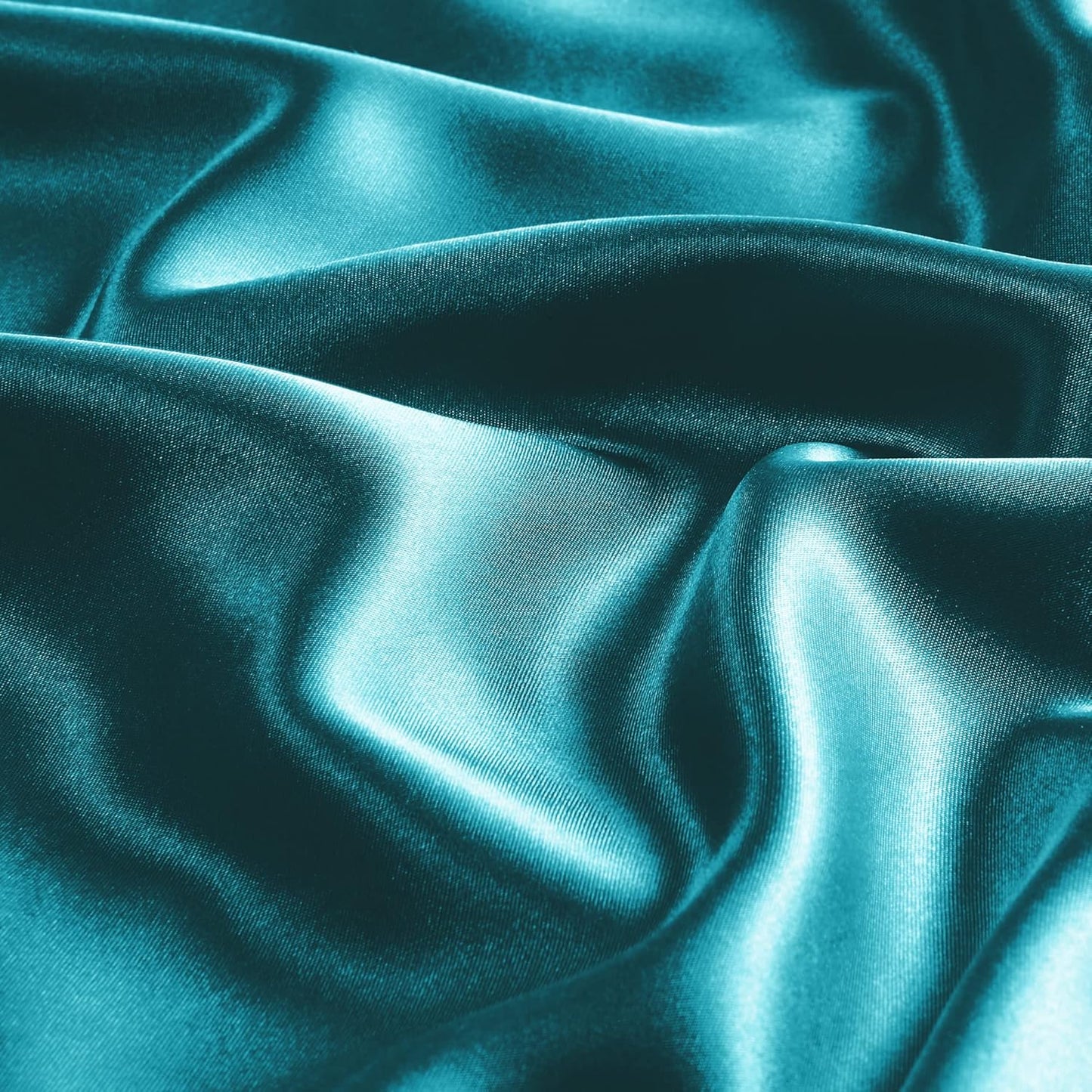 BEDELITE Satin Body Pillow Cover, Super Soft and Cooling Body Pillow Pillowcase for Hair and Skin, Breathable Silky Full Long Pillowcase Cover(20"x54", Teal)