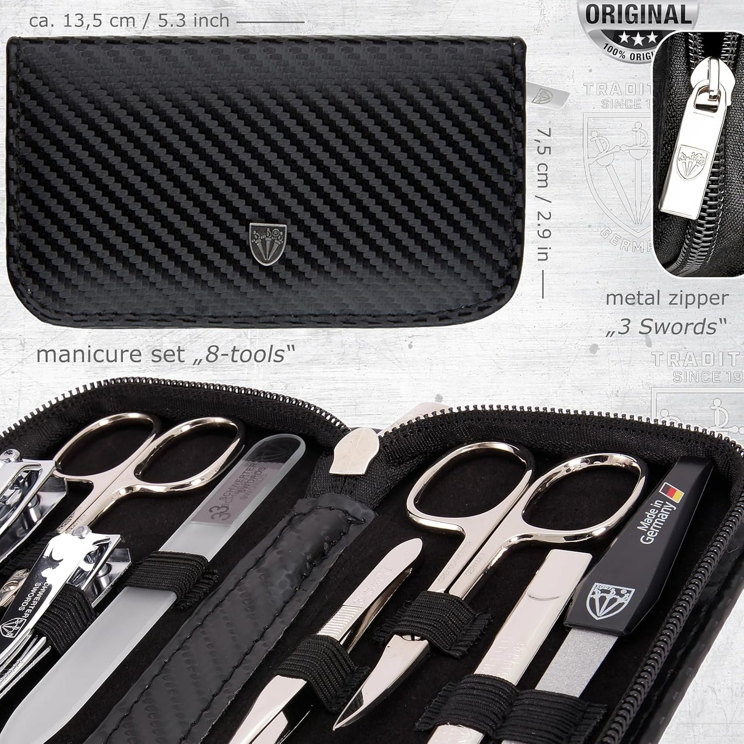 3 Swords Germany – manicure pedicure set kit (596)