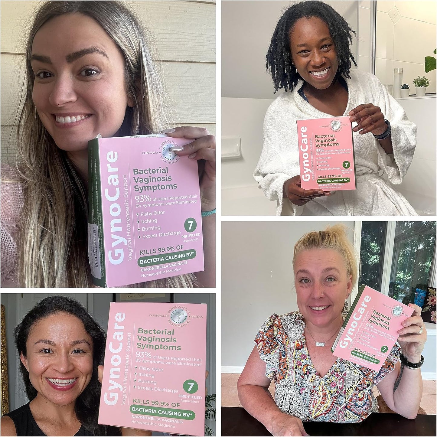 Bacterial Vaginosis Treatment | BV Treatment For Women | Natural Homeopathic Pre-Filled Vaginal Applicators for Odor, Itching, Discharge, BV, and Vaginal Microbiota Imbalance