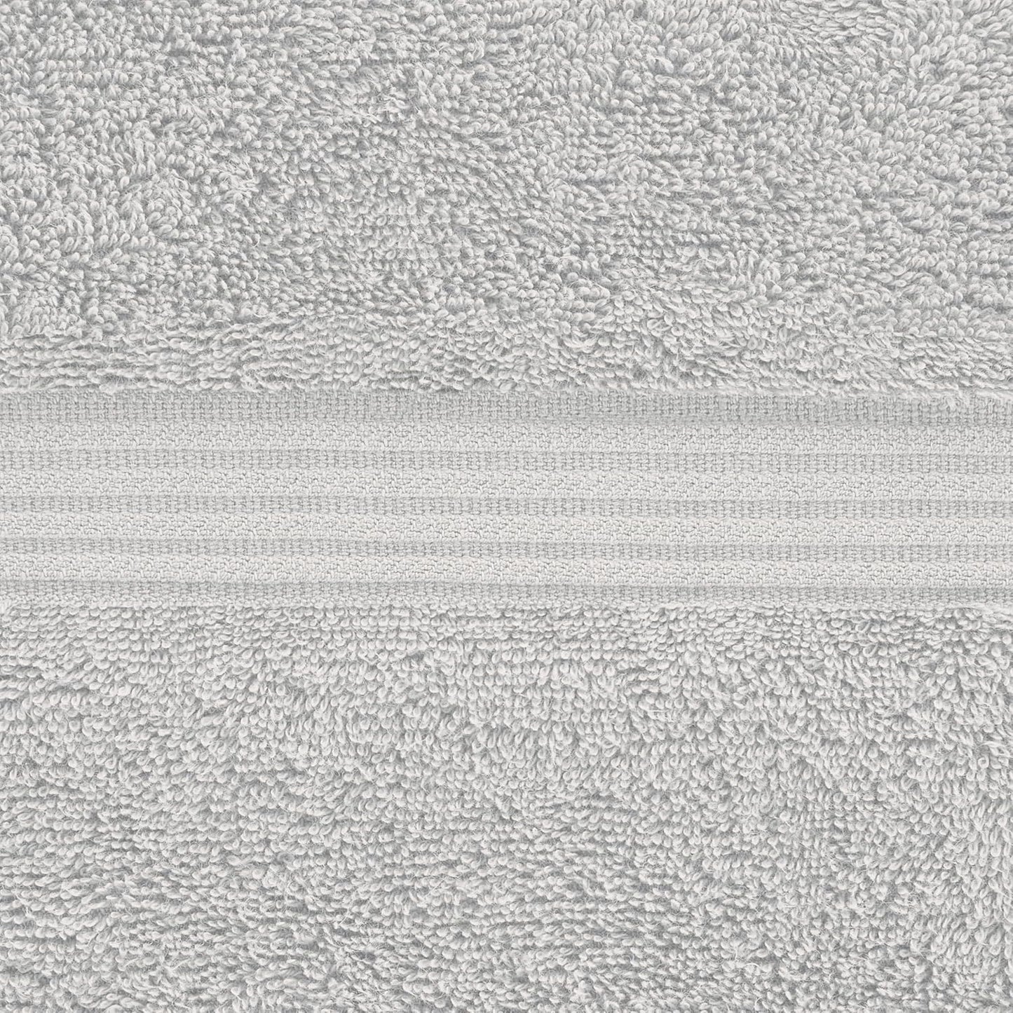 American Veteran Towel, 100% Cotton Turkish Washcloths for Bathroom Essentials 4 Pack, Soft Absorbent Wash Cloths Quick Drying Small Towels Washrags, Silver Grey