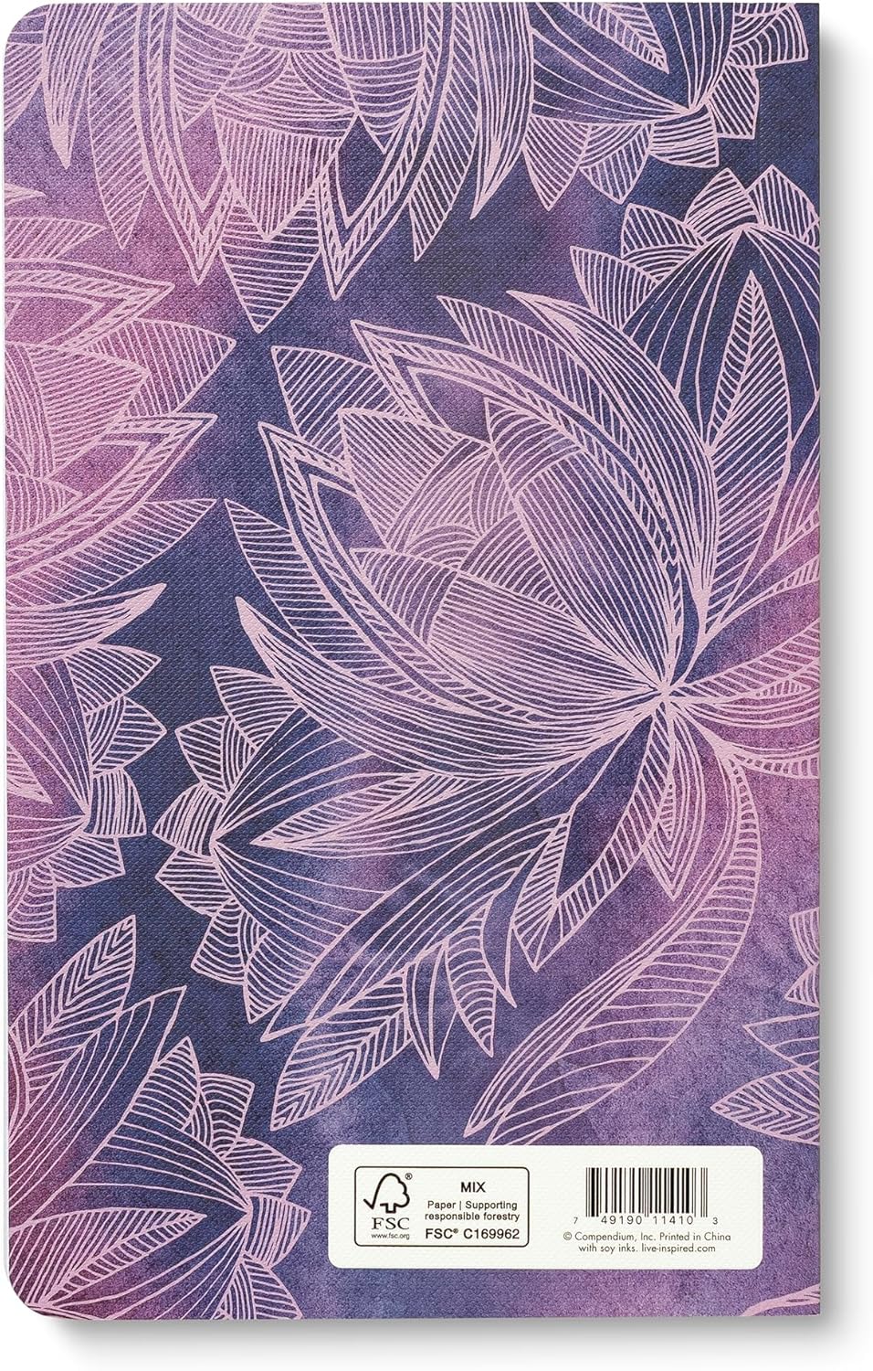 Compendium Softcover Journal – “Who looks outside, dreams. Who looks inside, awakens.”— A Write Now Journal with 128 Lined Pages, 5" W x 8" H