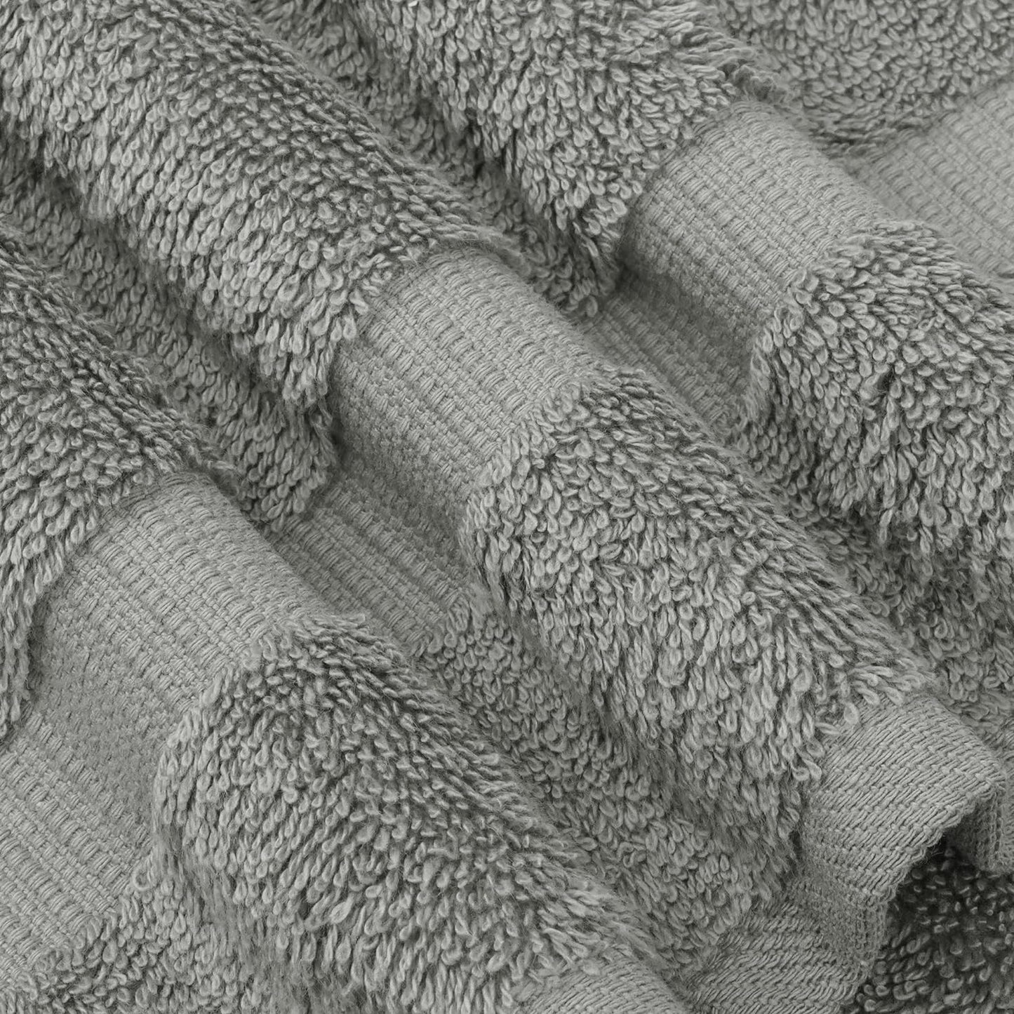 Chakir Turkish Linens | Hotel & Spa Quality 100% Cotton Luxury Turkish Towels | Soft & Absorbent (30x60 Inches Extra Large Bath Towels, Set of 4 - Gray)