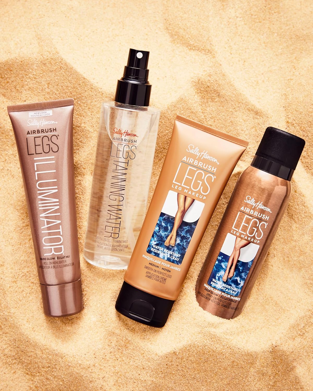 Sally Hansen Airbrush Legs®, Leg Makeup, Beige, Easy Application, Flawless Looking Legs, Water Resistant, Transfer Proof Lotion