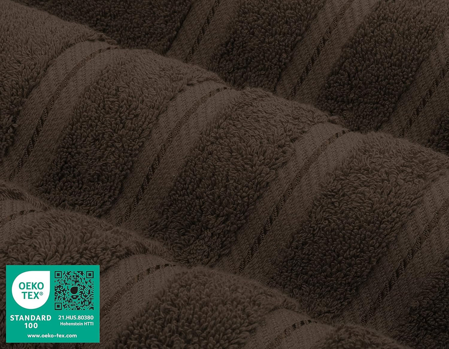 American Soft Linen 35x70 Jumbo Large Bath Towels, 600 GSM 100% Cotton Turkish Bath Sheet, Oversized Luxury Bath Towels for Bathroom Beach and Pool, Brown