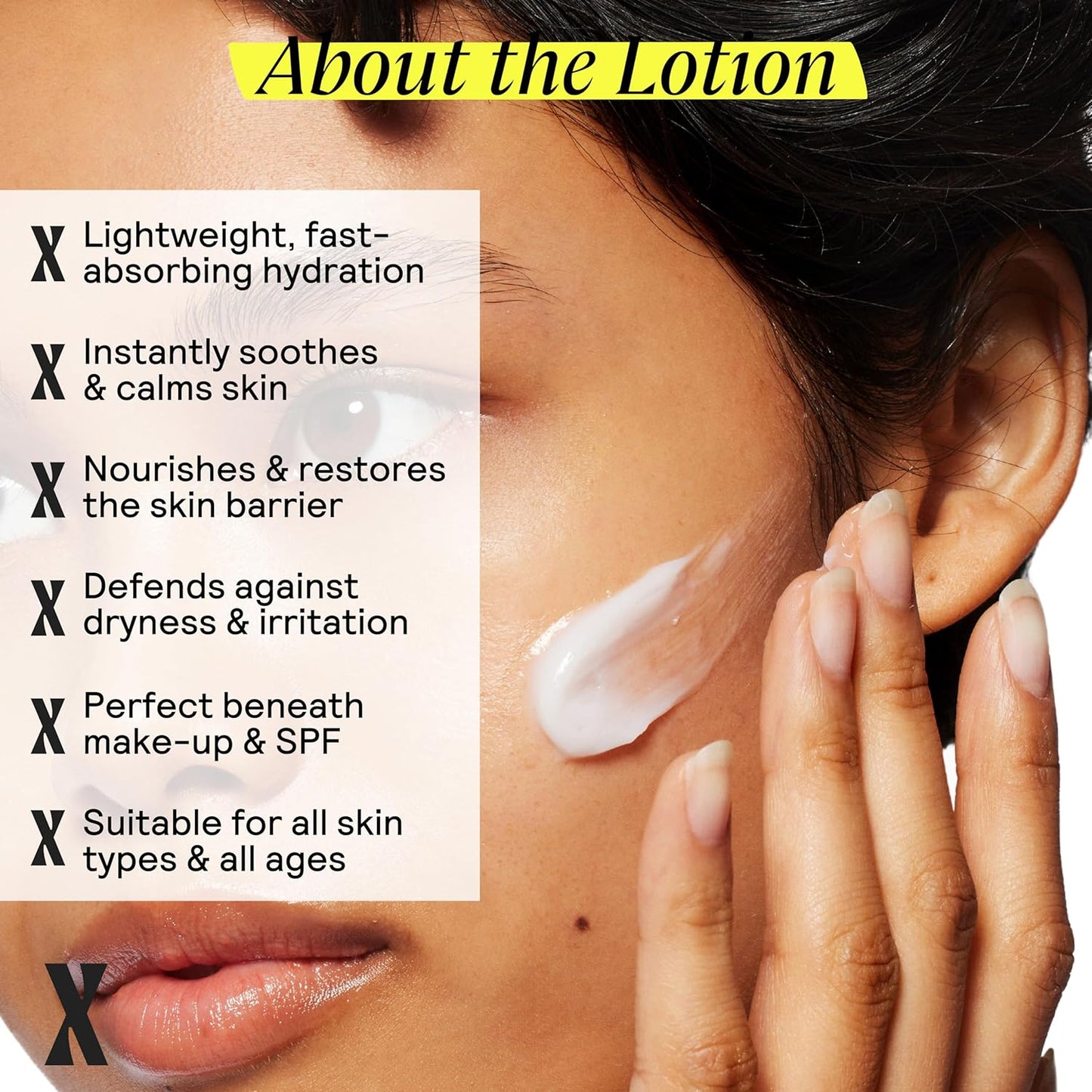 Untoxicated Moisturizing Lotion - Daily Face Moisturizer & Body Lotion for Sensitive Skin - Ceramides & Hyaluronic Acid - No Common Irritants - Non-Comedogenic - Oil-Free - Fragrance Free - 10 Ounce