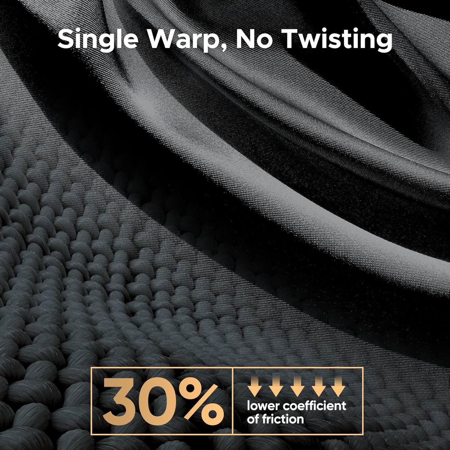 100% Pure Mulberry Silk Pillowcase for Hair and Skin - Allergen Resistant Dual Sides,600 Thread Count Silk Bed Pillow Cases with Hidden Zipper,1pc,King Size,Black