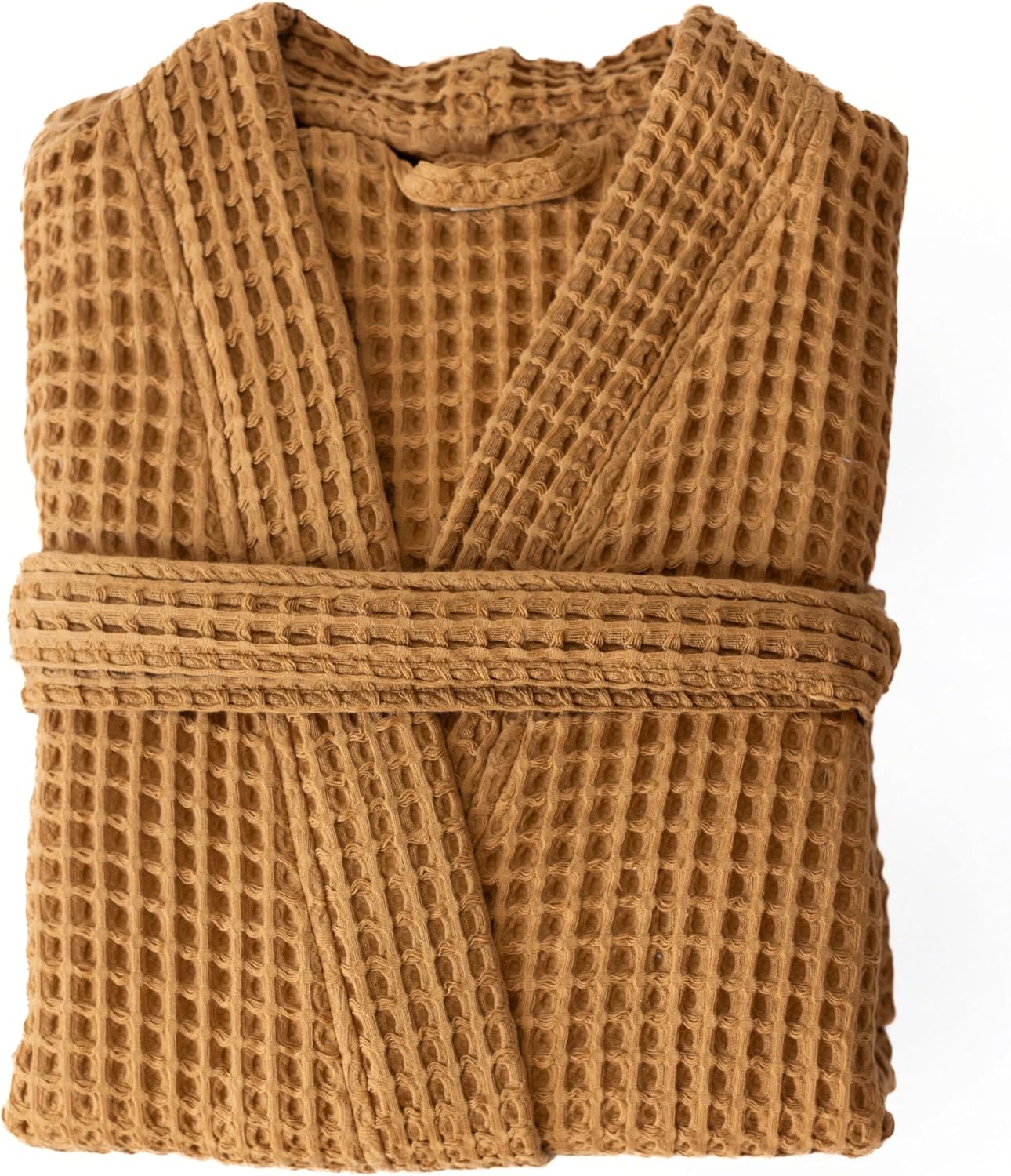 Womens Kimono Waffle Robe - Lightweight 100% Turkish Cotton Housecoat for All-Day Lounging - Bathrobe for Shower