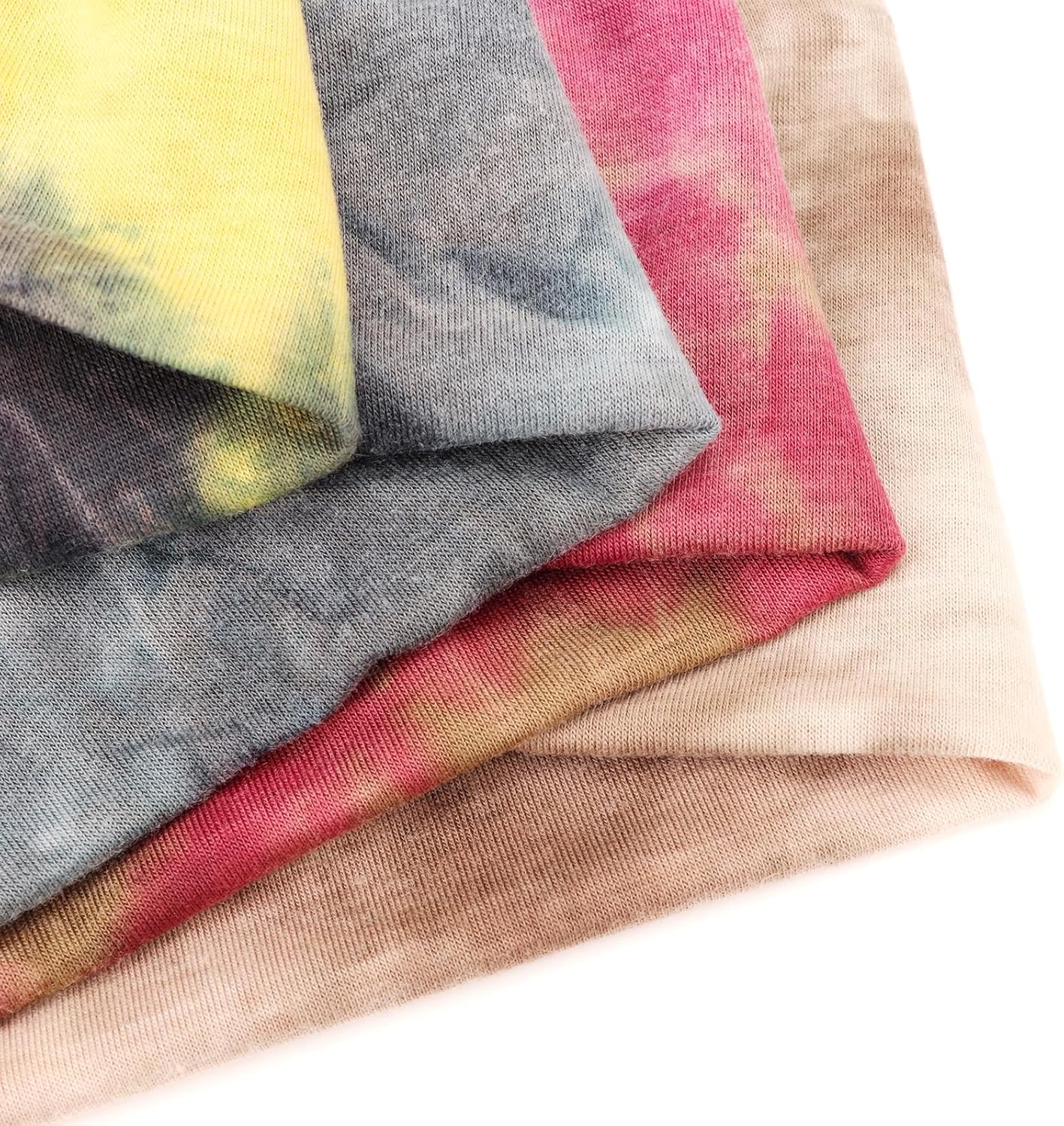 DRESHOW 8 Pack Headbands for Women Yoga Knotted Headbands Elastic Criss Cross Hair Accessories Sports Head Wrap Non Slip