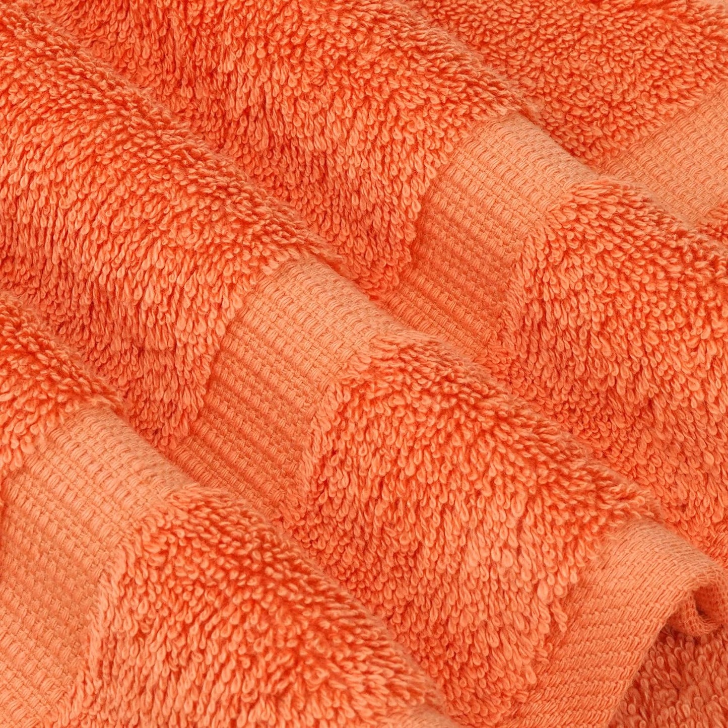 Chakir Turkish Linens | Hotel & Spa Quality 100% Cotton Premium Turkish Towels | Soft & Absorbent (4-Piece Bath Towels, Coral)