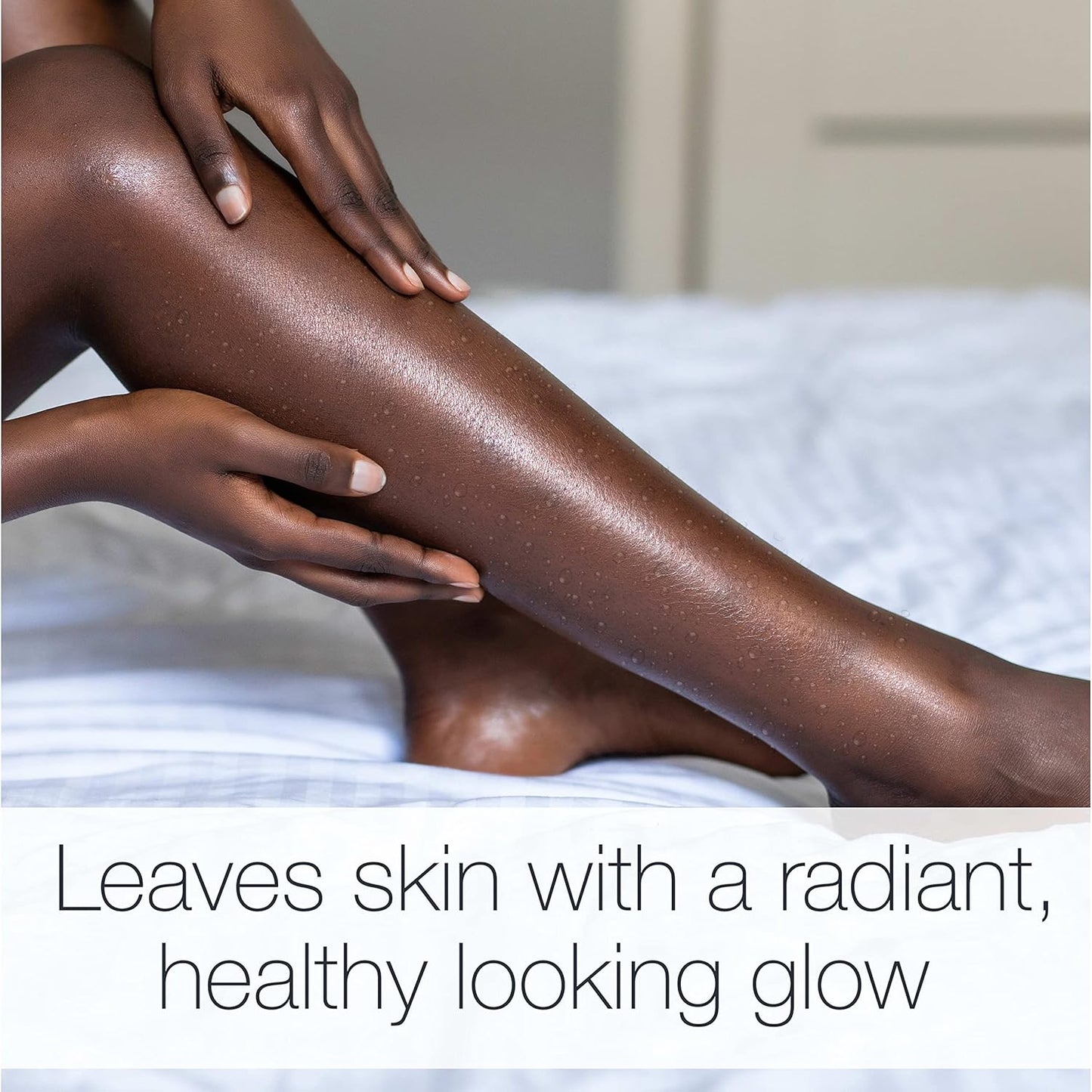 Neutrogena Body Oil Light Sesame Formula, 16 fl oz, Radiant Glow Moisturizer for Dry Skin, Bath & Shower Oil For Smooth and Hydrated Skin