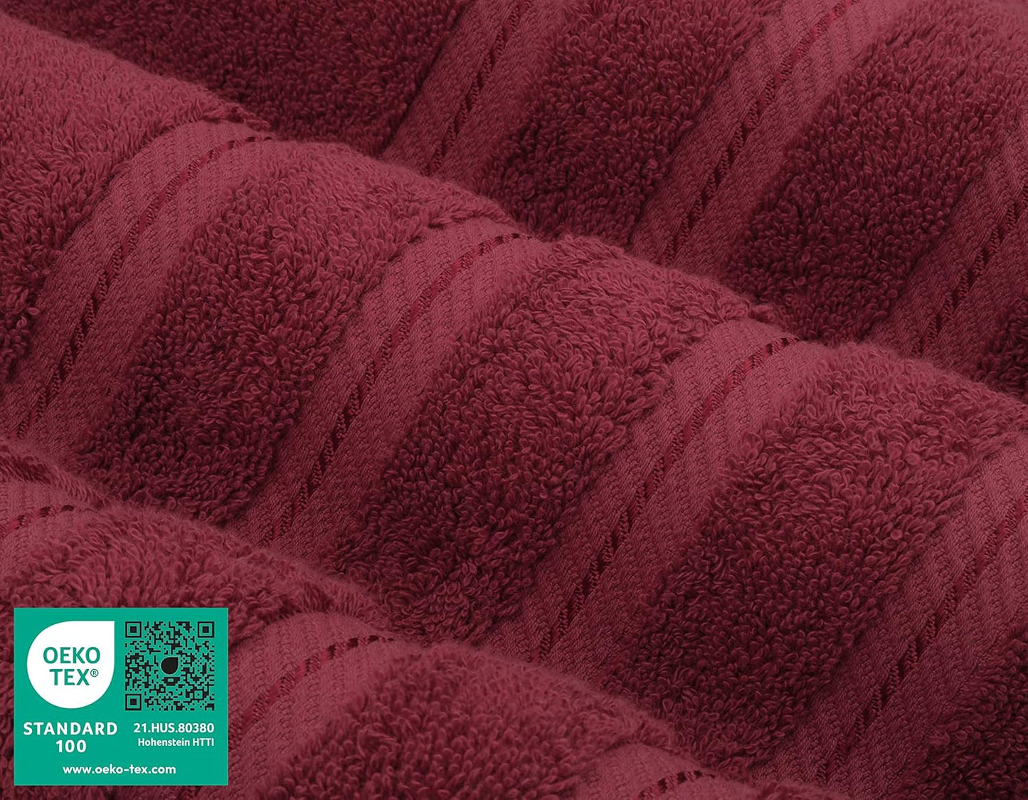 American Soft Linen 35x70 Jumbo Large Bath Towels, 600 GSM 100% Cotton Turkish Bath Sheet, Oversized Luxury Bath Towels for Bathroom Beach and Pool, Bordeaux