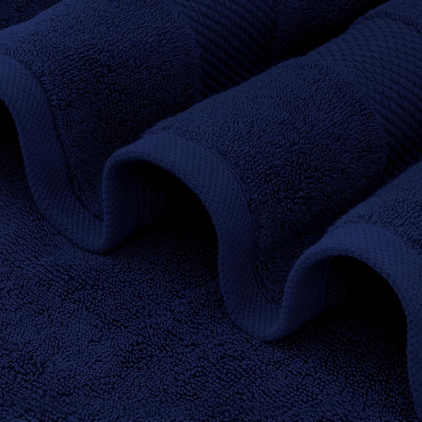 Delara 100% Organic Cotton Towels 650 GSM Plush Feather Touch Quick Dry Hand Towel, Pack of 12 GOTS Certified, Oeko-Tex Green Certified, Organic Cotton Hand Towel, 20"X30"