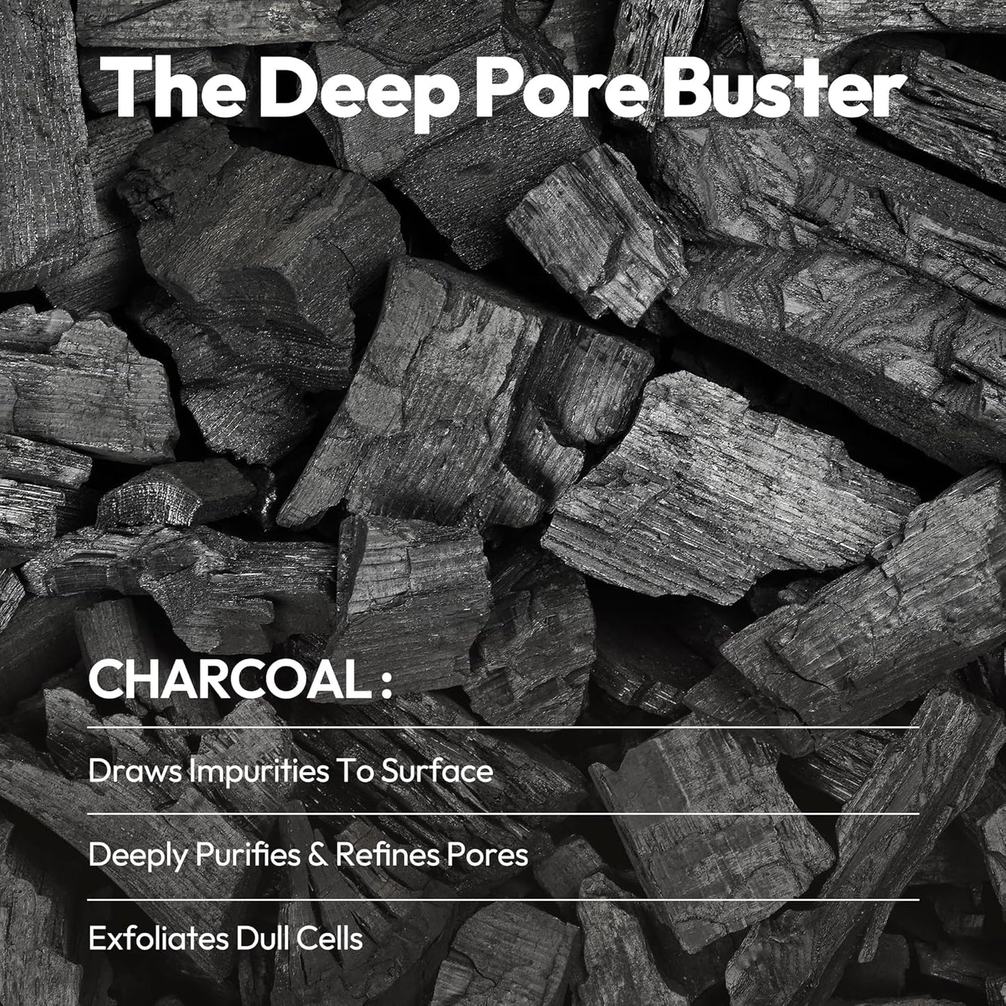 LAPCOS Charcoal Sheet Mask, Daily Face Mask with Salicylic Acid and Tea Tree Oil to Detoxify and Tighten Skin, Korean Beauty Favorite, 5-Pack