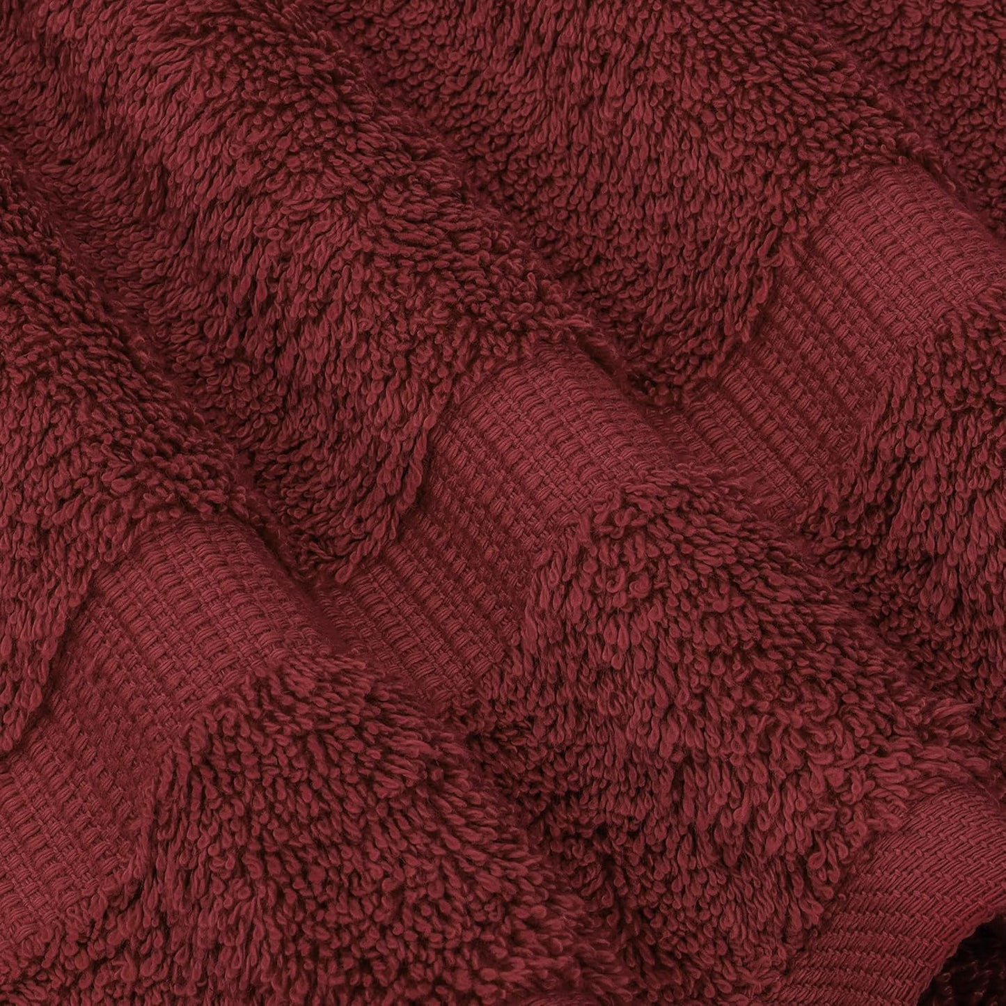 Chakir Turkish Linens | Hotel & Spa Quality 100% Cotton Premium Turkish Towels | Soft & Absorbent (6-Piece Hand Towels, Cranberry)