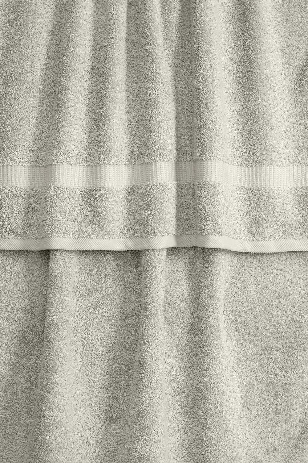 SALBAKOS 100% Turkish Cotton Extra Large Bath Sheet Set of 2 35x70 inch | Heirloom Quality | Hotel & Spa Collection | Soft, Absorbent Oversize Bath Towels | Made in Turkey (Stone, 2 Bath Sheets)