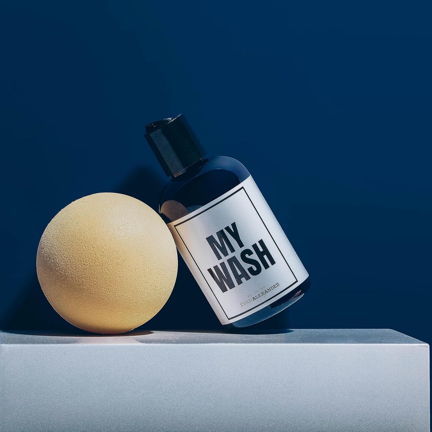 Evan Alexander Fine Grooming MY Wash Beard Shampoo | Removes Product Buildup, Cleanses, Moisturizes, and Hydrates | with Charcoal, Coconut & Sunflower Oil | 4Oz