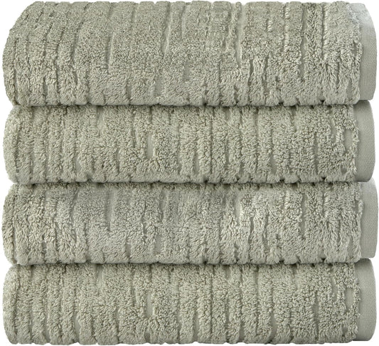 SKL Home CloudSoft Cotton Luxury 4 Pc Bath Towel Set, Sage
