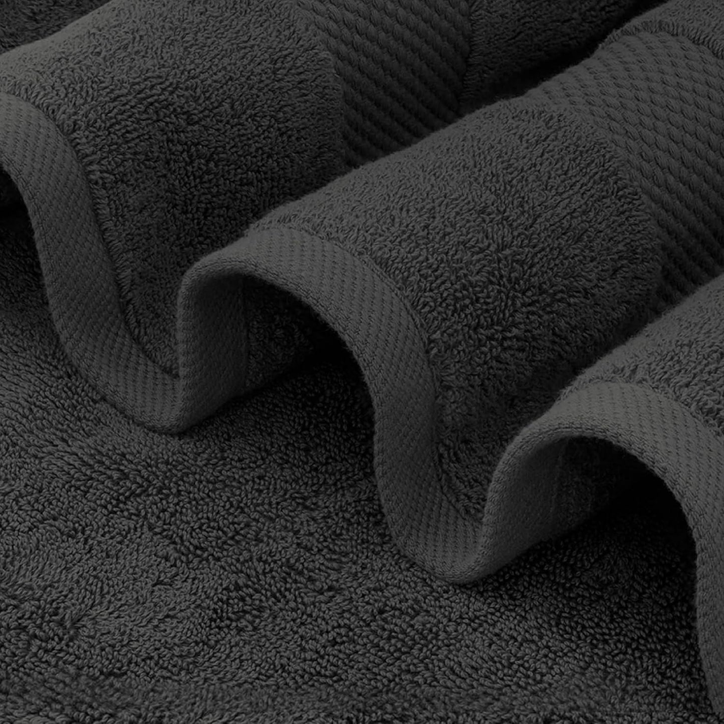 Delara 100% Organic Cotton Towels 650 GSM Plush Feather Touch Quick Dry Bath Sheet, Pack of 2 GOTS Certified, Oeko-Tex Green Certified, Organic Cotton Bath Sheet, 36"X70"