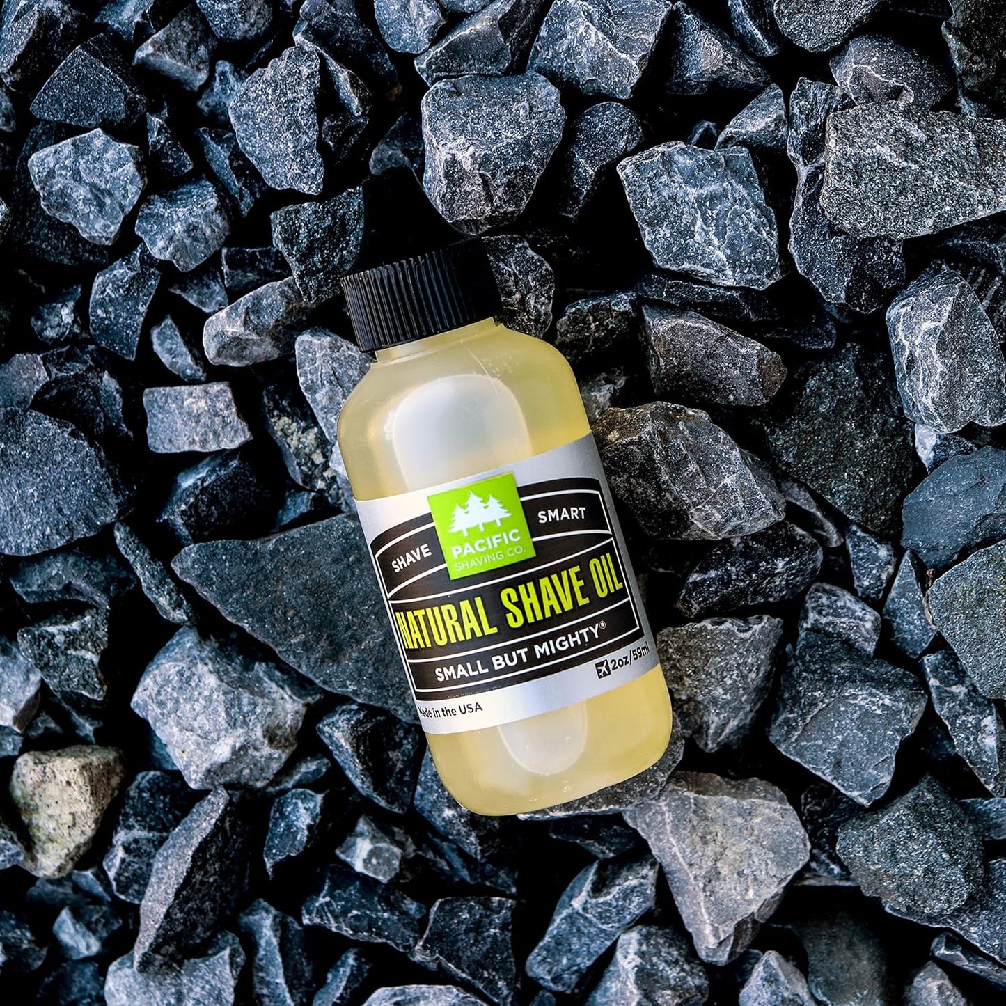 Pacific Shaving Company Natural Shaving Oil - Shaving Oil for Men & Women - Avocado Oil, Sunflower Seed Oil & Vitamin E Oil for Face, Legs, Arms & Full Body - Unisex Beard & Shave Care (2 Fl Oz)