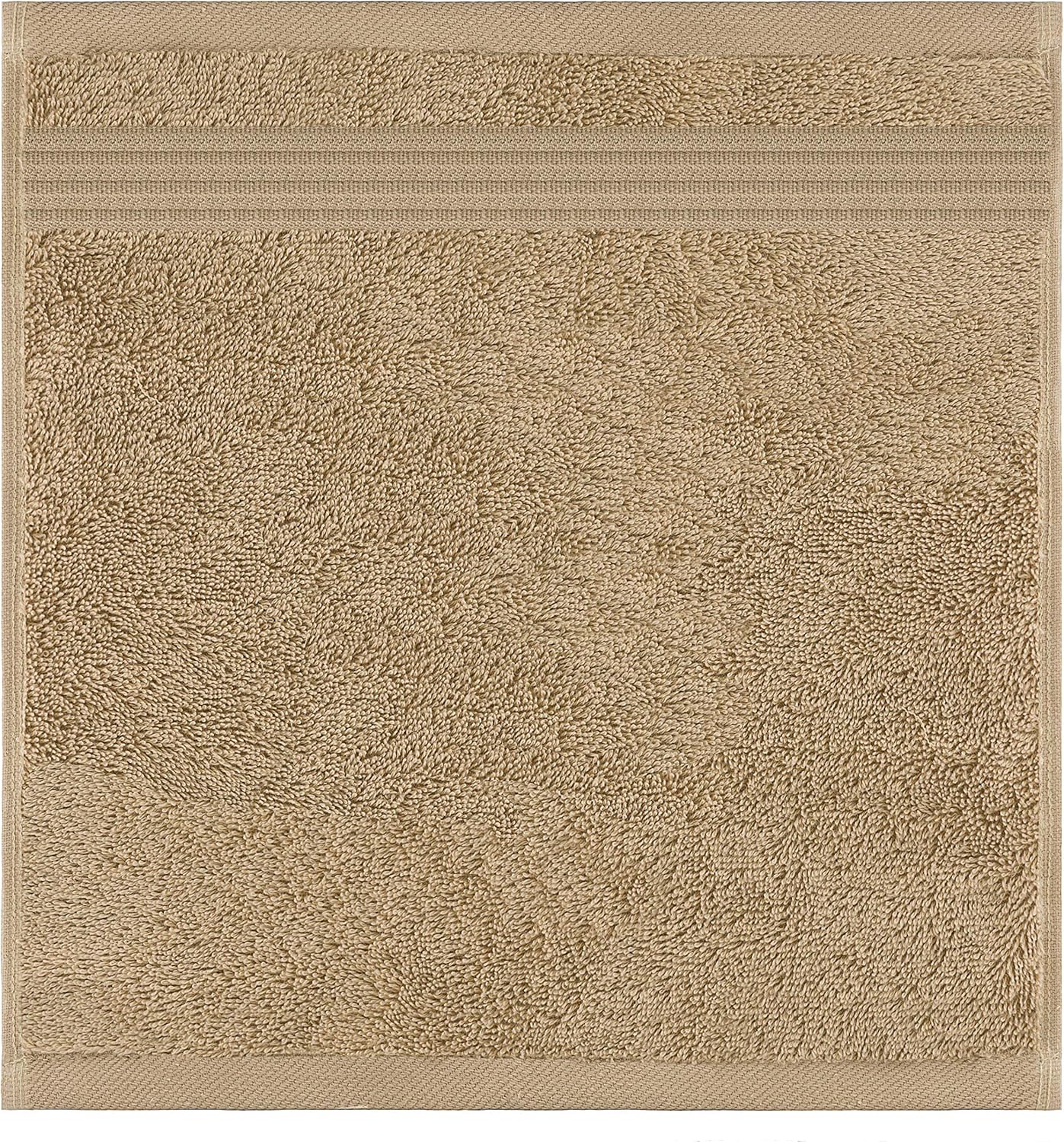 American Veteran Towel, 100% Cotton Turkish Washcloths for Bathroom Essentials 4 Pack, Soft Absorbent Wash Cloths Quick Drying Small Towels Washrags, Beige