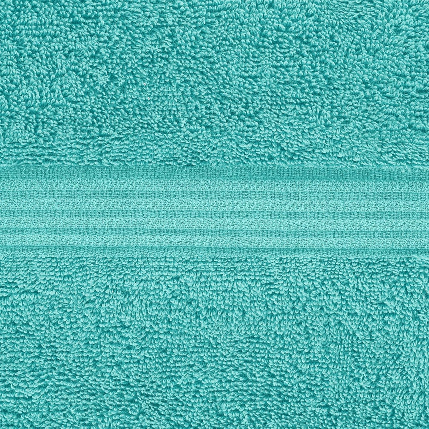 American Veteran Towel, 100% Cotton Turkish Washcloths for Bathroom Essentials 4 Pack, Soft Absorbent Wash Cloths Quick Drying Small Towels Washrags, Turquoise Blue