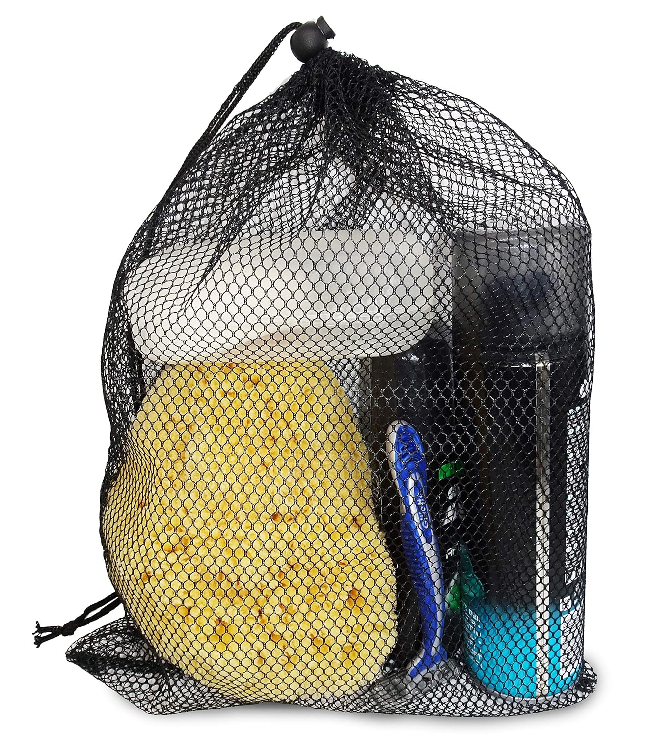 Real Sea Sponge for Men - Extra Large 6"-7", Totally Natural, Kind on Skin for an Invigorating Shower, Supplied in Breathable Mesh Bag. Great for The Gym, Grooming, Bath & Body Gift by Constantia Man